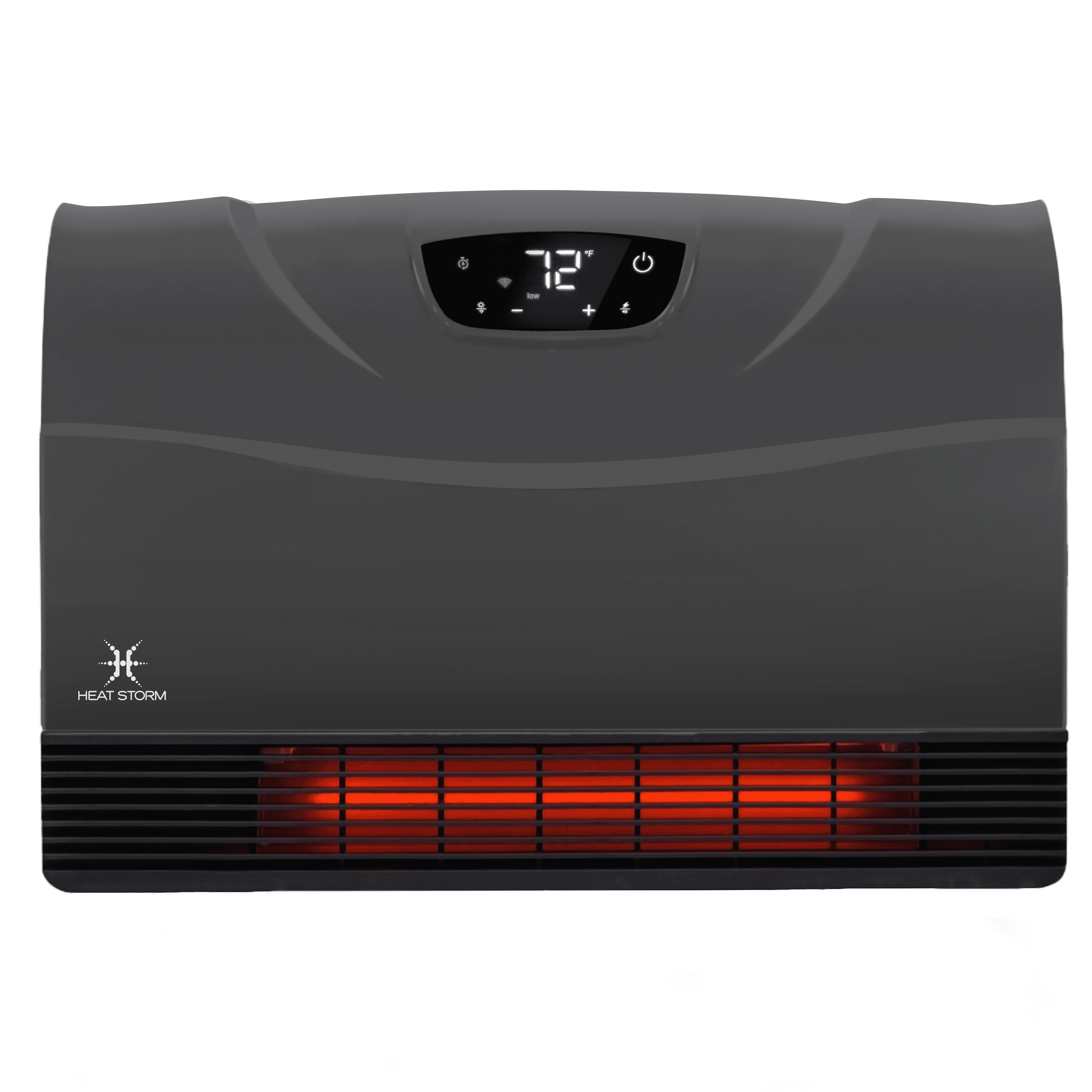 Heat Storm Electric Smart Space Heater with Wi-Fi and Digital Thermostat (Grey, 1500W) 9kb49