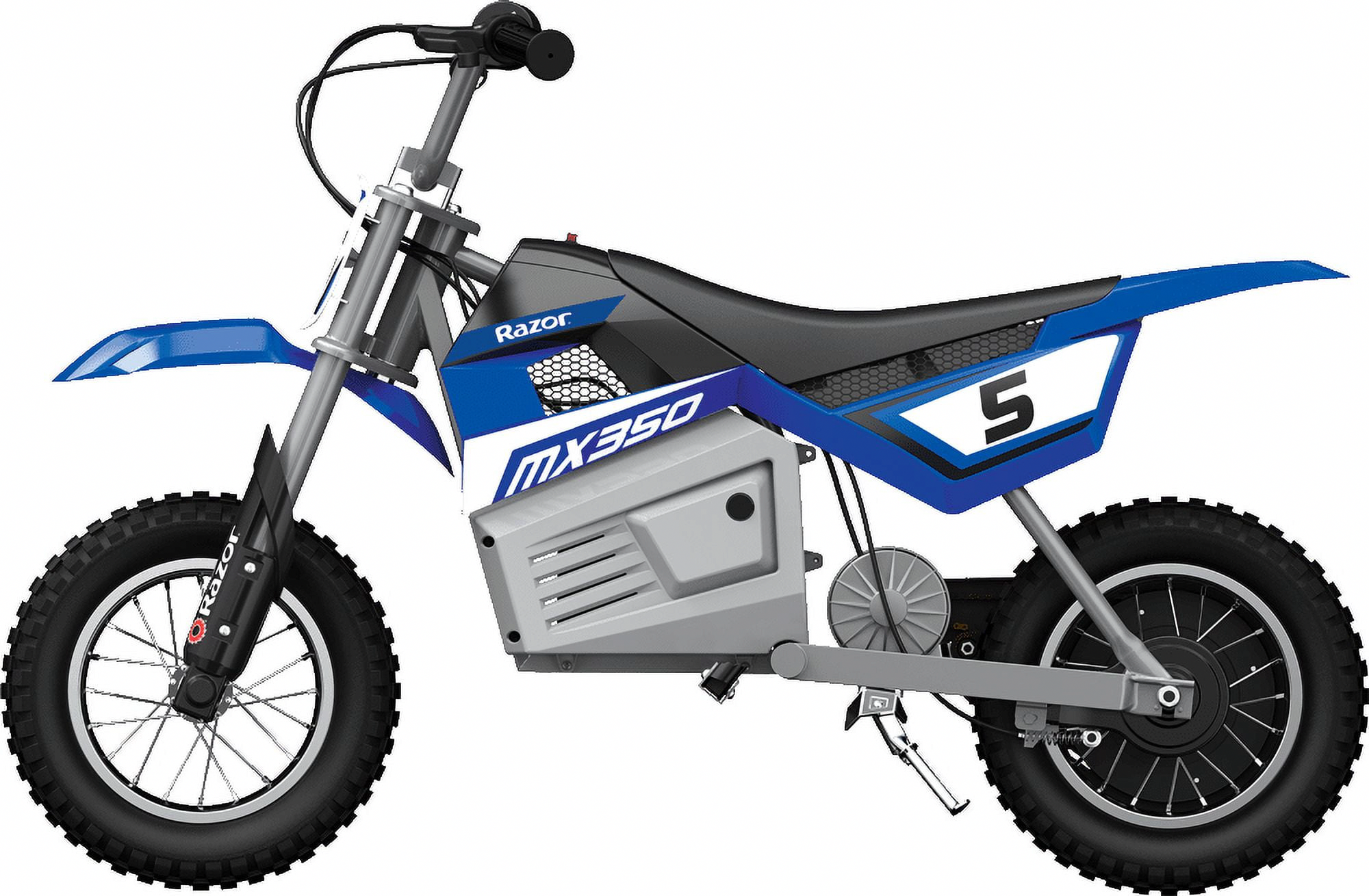 Razor Dirt Rocket MX350 Electric Dirt Bike (Blue, 43.7 in x 28 in x 21.7 in) njajz