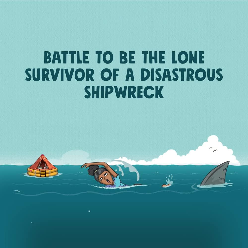 Ridley's Selfish: Shipwrecked Edition Card Game (Strategy Survival Game, 1 Pack) q8cs5
