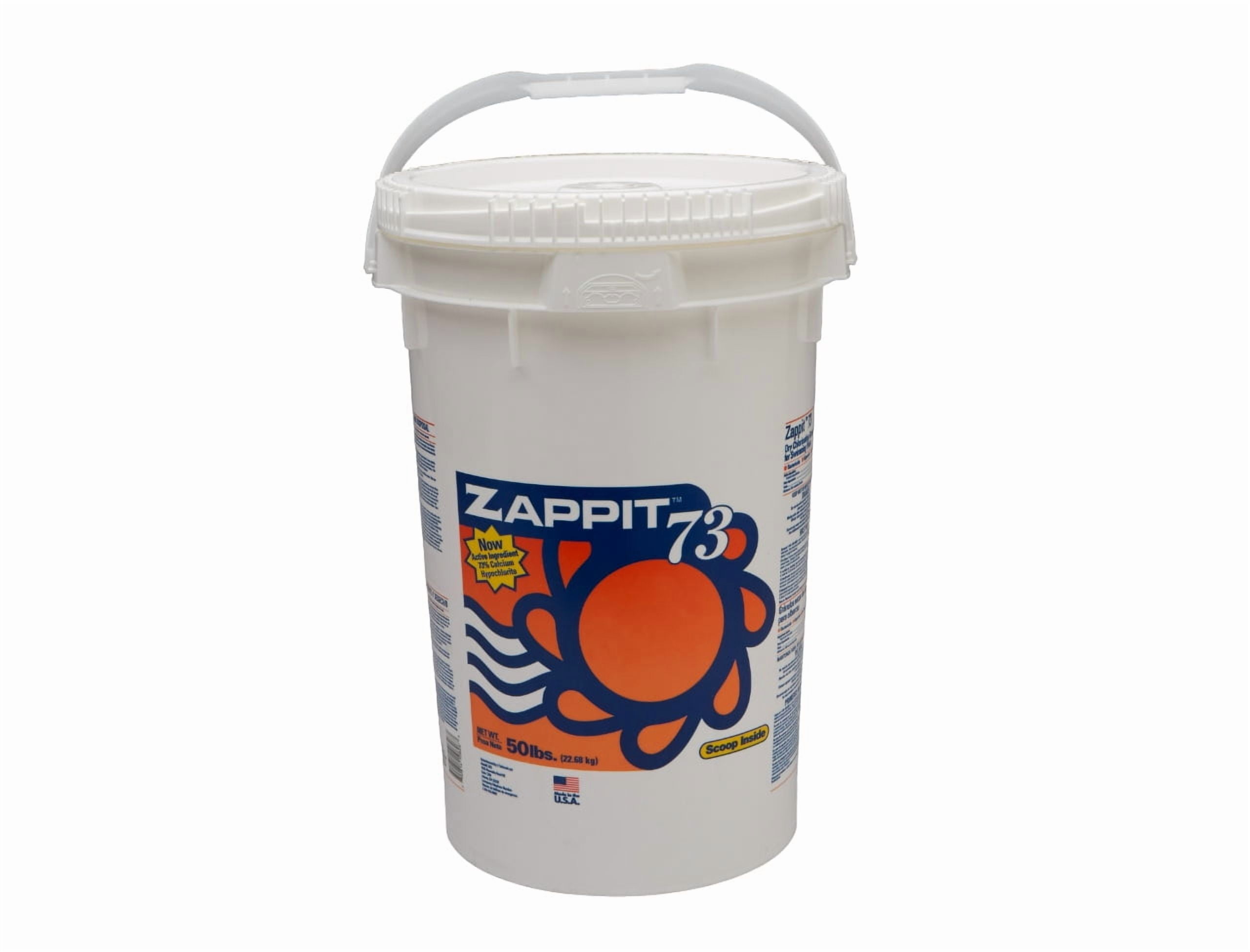 Zappit Super Strength Pro Pool Shock Granular Chlorine Sanitizer (50 lb) 2zsqx