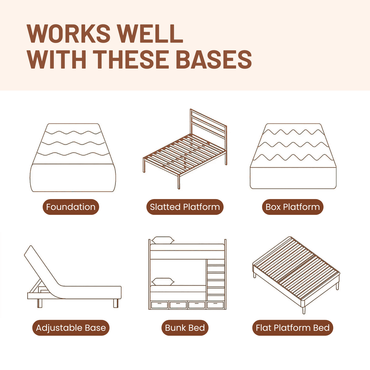 Atlas Mattress 6-Inch Twin Gel Memory Foam Mattress (Medium Firm, Breathable Cover) bficr