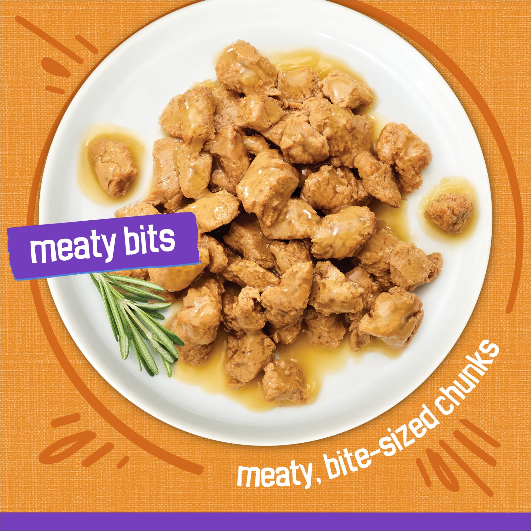 Friskies Meaty Bits Chicken Dinner Wet Cat Food in Gravy (13.5 oz) conmw
