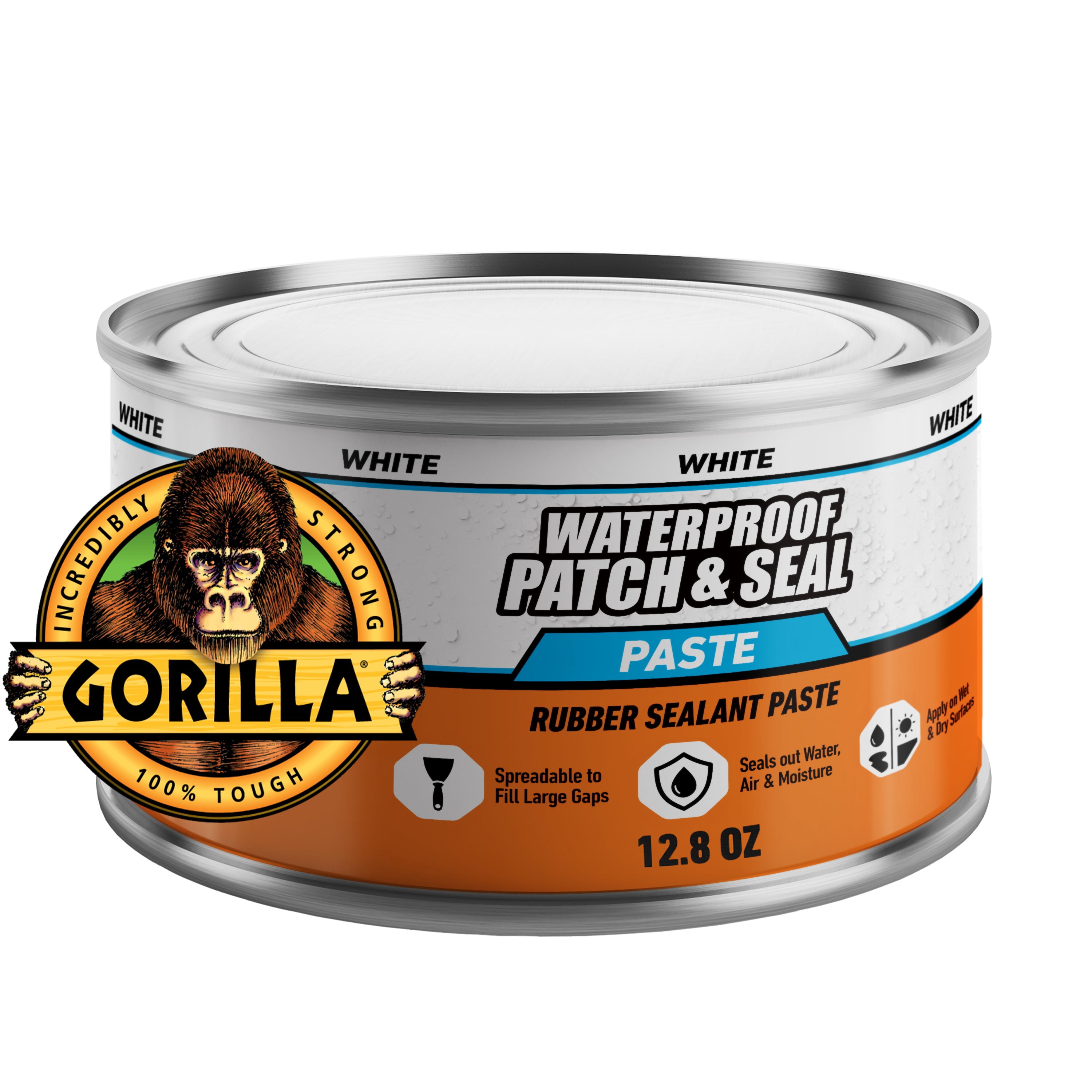 Gorilla Waterproof Patch and Seal Paste, Heavy-Duty Adhesive Sealant (White, 16 oz) ephwe