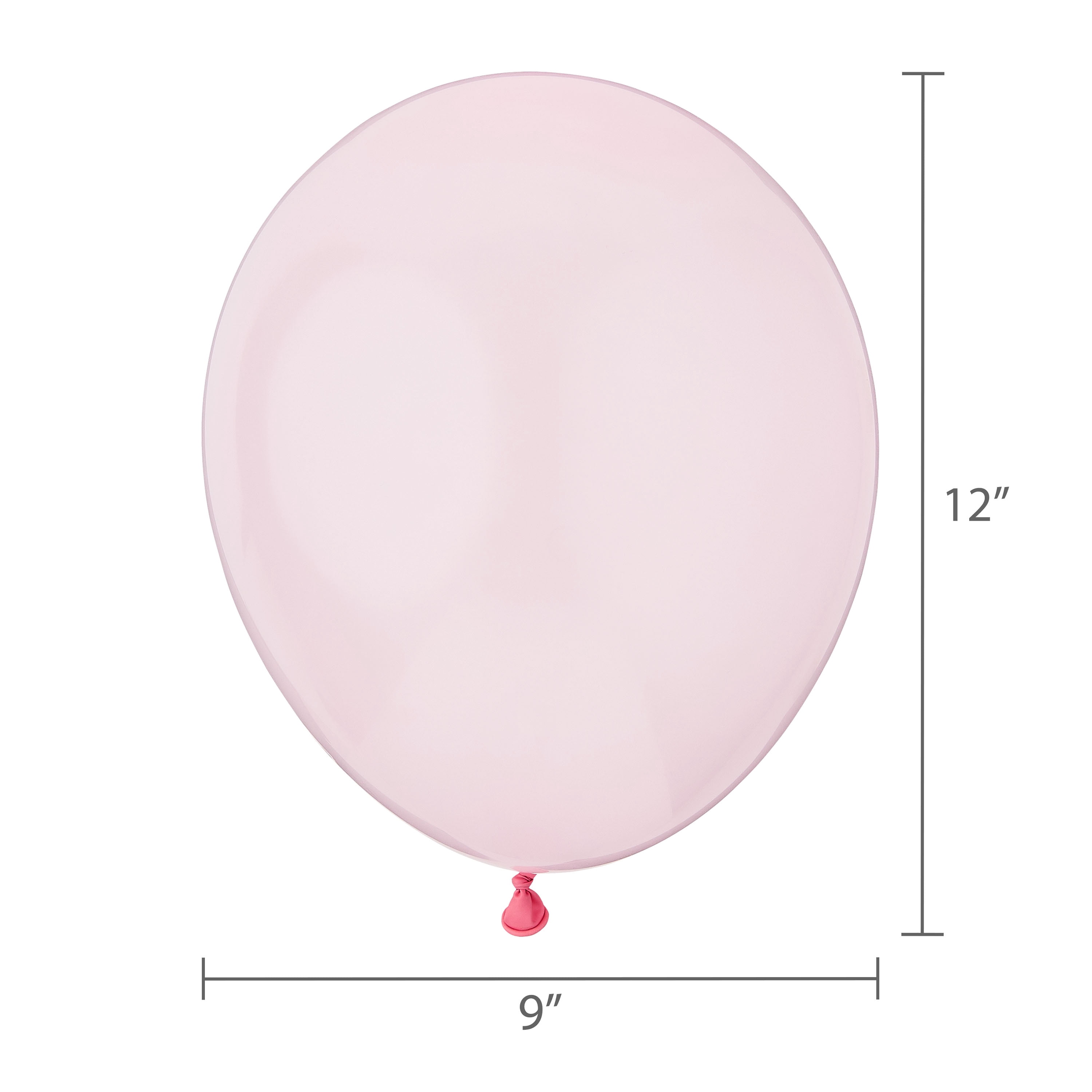 Way To Celebrate Latex Party Balloons (Light Pink, 15 Pieces, 12 in) 79vir