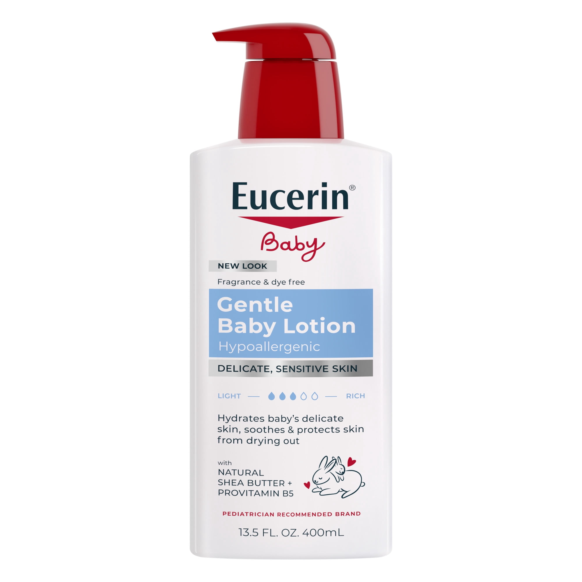 Eucerin Baby Wash and Shampoo, Tear-Free Hypoallergenic Cleanser for Sensitive Skin (13.5 fl oz) 0ts8m