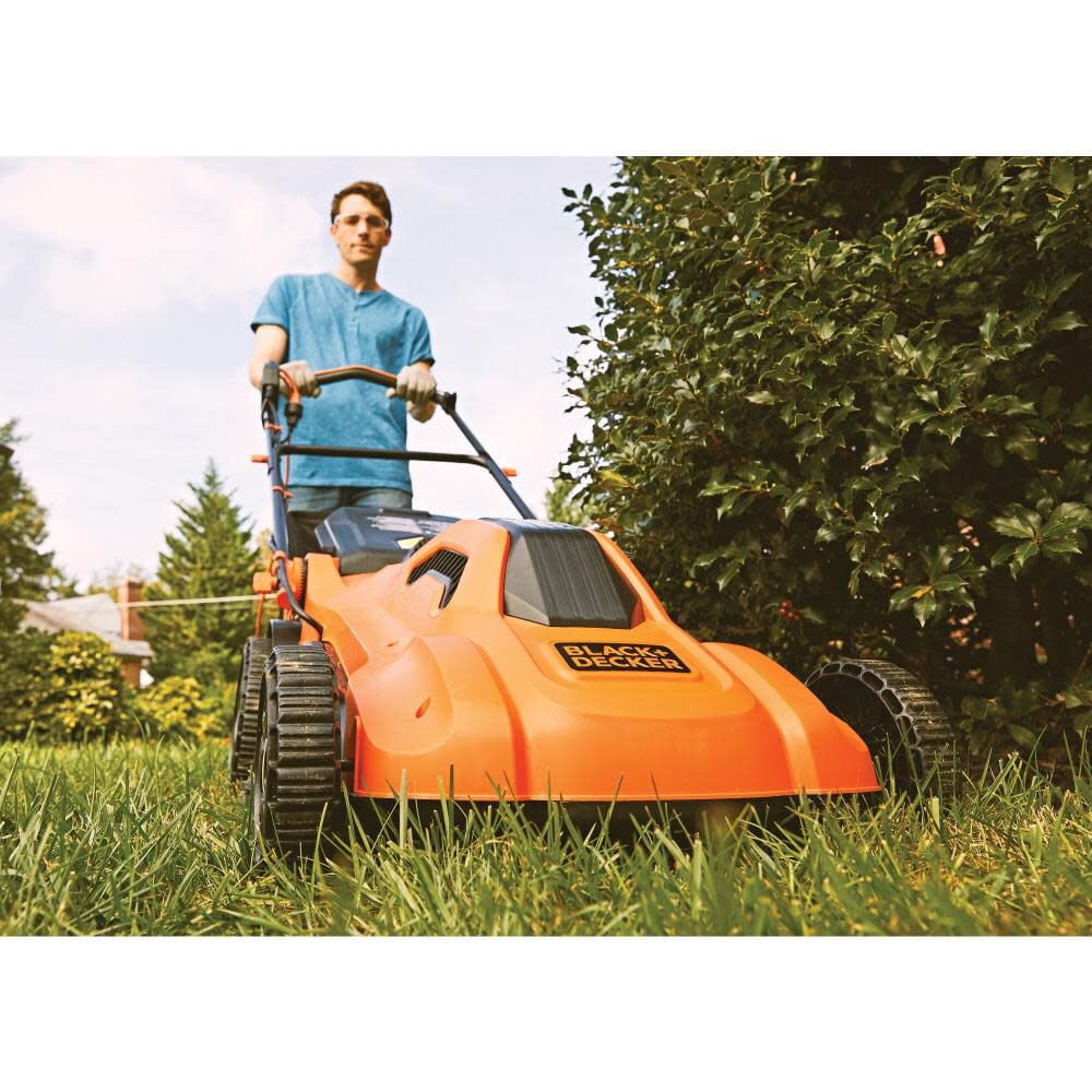 BLACK+DECKER BEMW213 13 Amp Corded Electric Lawn Mower with 20 in. Cutting Deck (Black, 20 in.) boeig