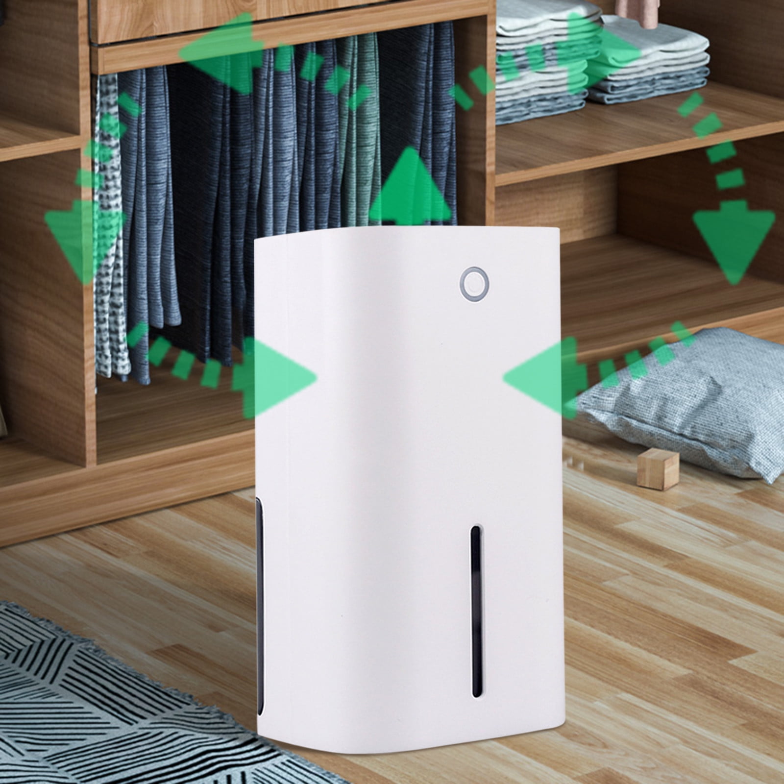 Beforeyayn Portable Mini Dehumidifier Ultra Quiet Auto Shutoff for Home (White, 16 oz) vi09x