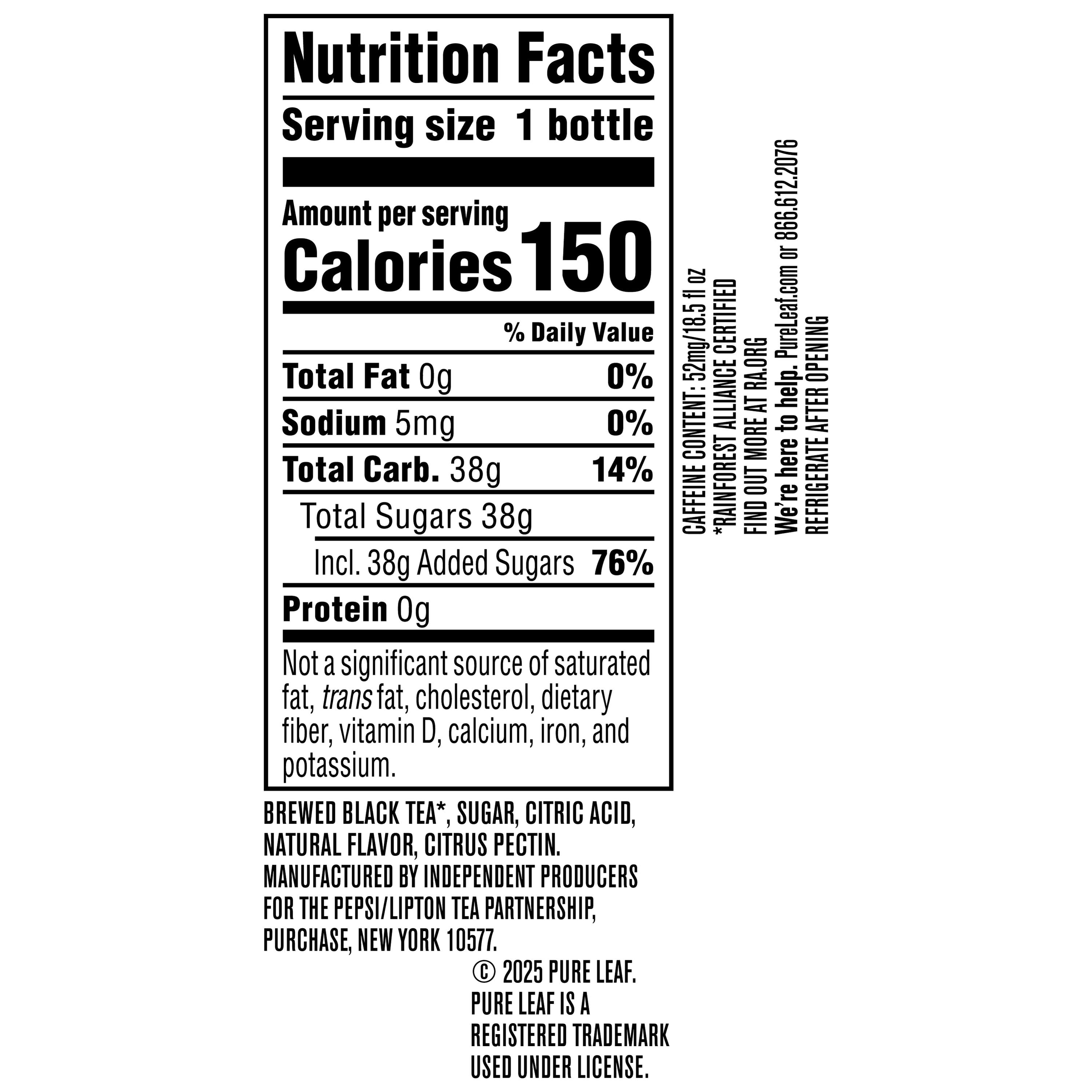 Pure Leaf Sweetened Lemon Iced Tea (18.5 fl oz, 12 Pack) gstwb
