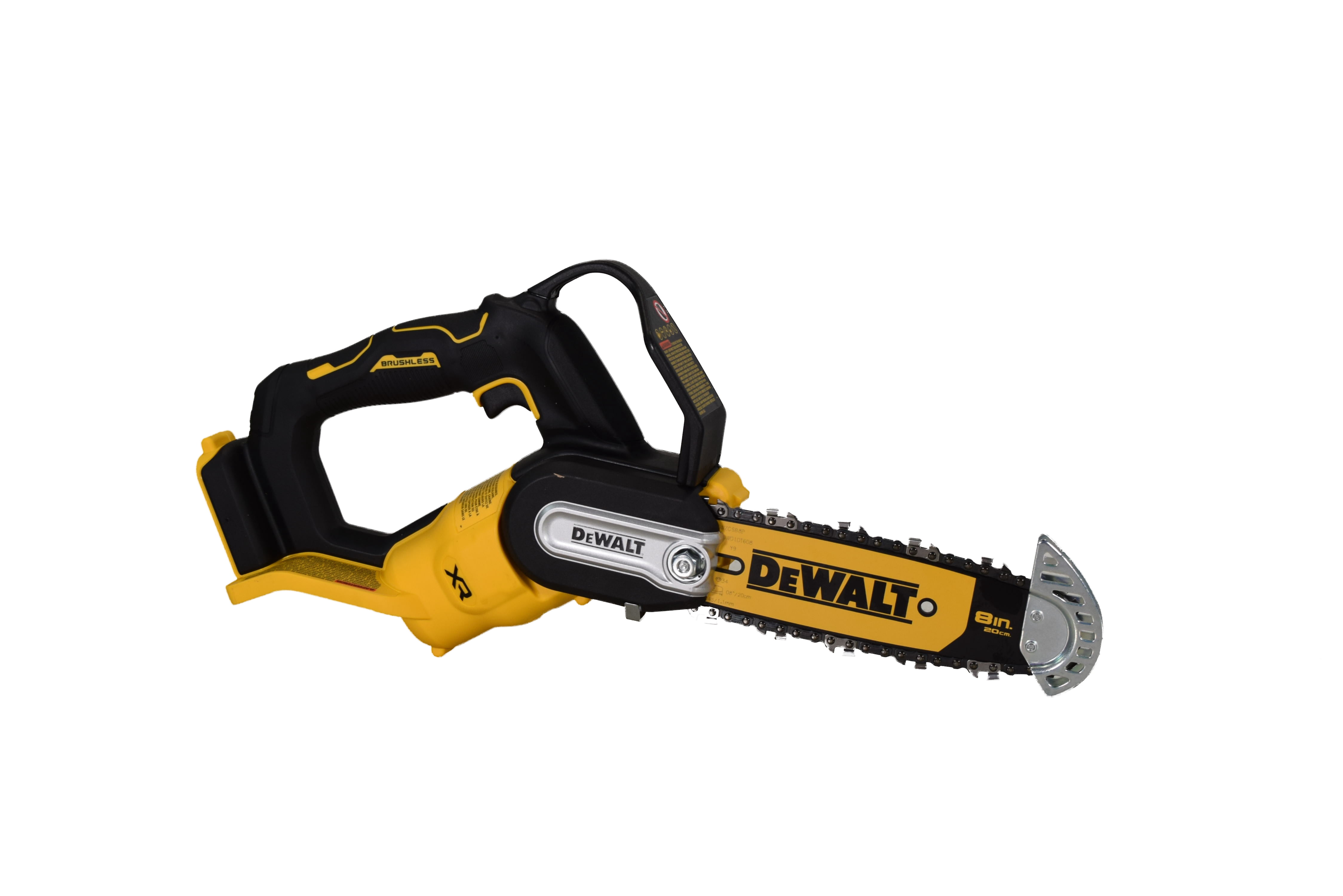 DEWALT DCCS623L1 20V Max Cordless Brushless 8 Inch Pruning Chainsaw Kit (Yellow, 1 Kit) ry244