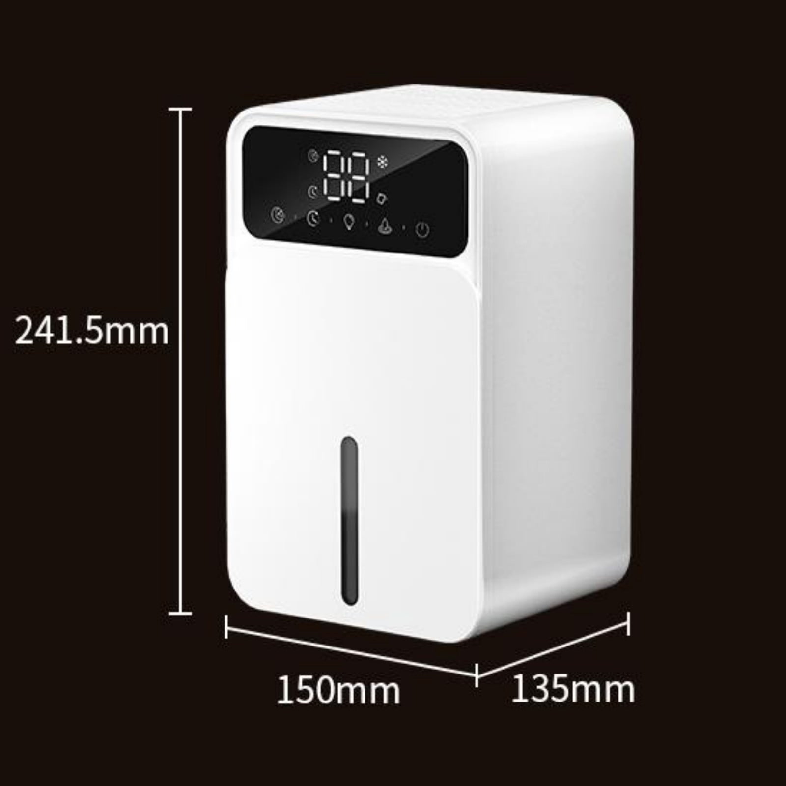 Hxlamzoo Portable Dehumidifier for Home and Bedroom (White, 50.72 fl oz) y0nlu