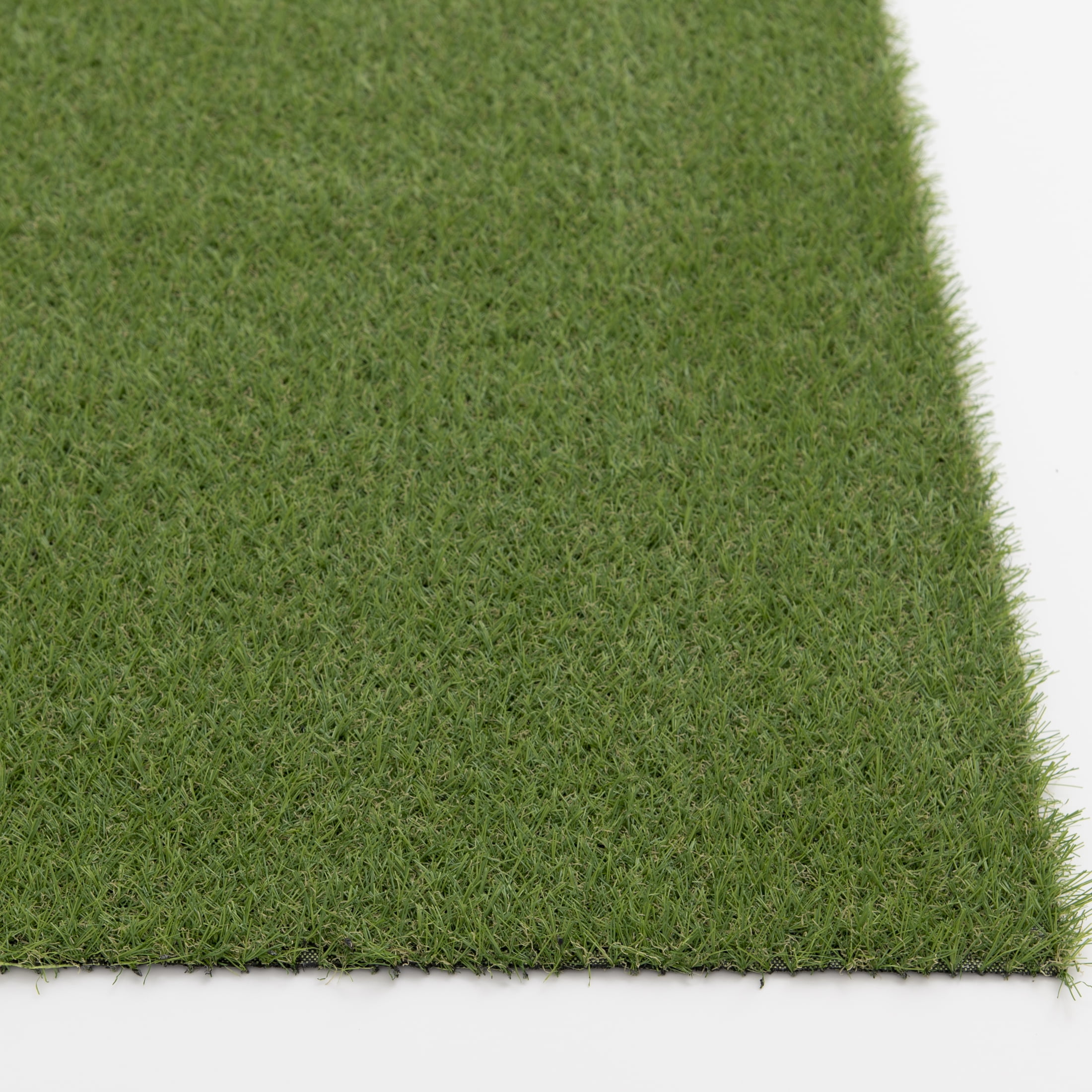 Mainstays Faux Grass Outdoor Rug, Weather-Resistant Synthetic Turf for Patio and Deck (Green, 7 ft x 10 ft) t07h1