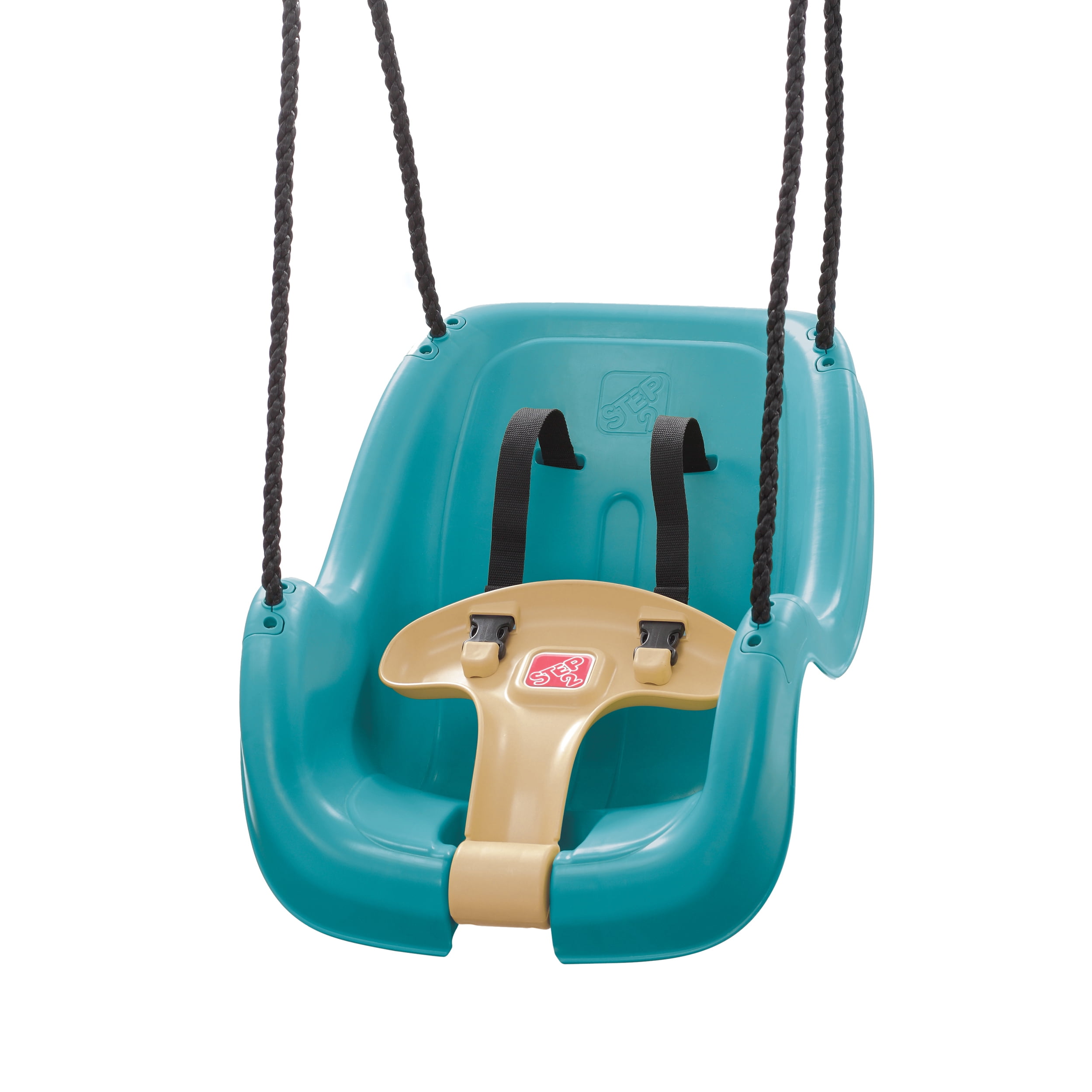 Step2 Toddler Baby Swing Set Accessory with T-Bar and Weather-Resistant Ropes (Teal, 50 lb Capacity) wnziv