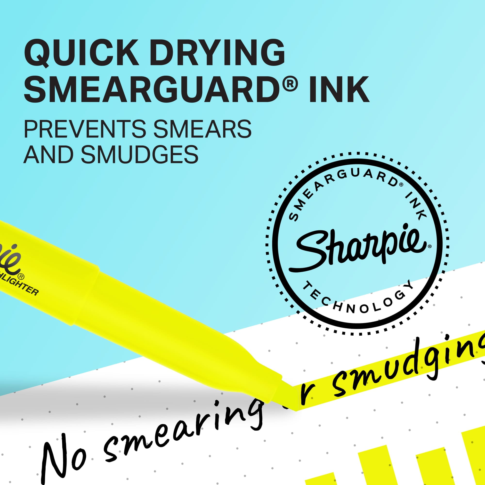 Sharpie Pocket Highlighters, Chisel Tip, Smear-Resistant Ink (Fluorescent Yellow, 12 Count) u45yv - Image 2