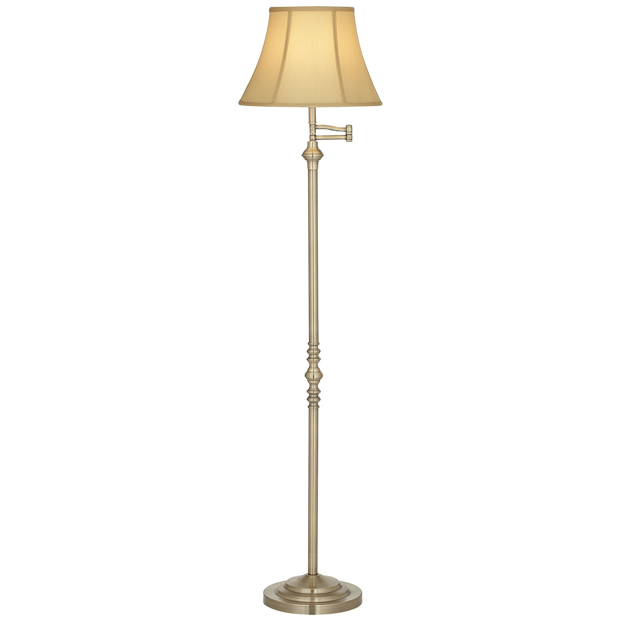 Regency Hill Montebello Vintage Swing Arm Floor Lamp (Antique Brass, 60 in) t85oe