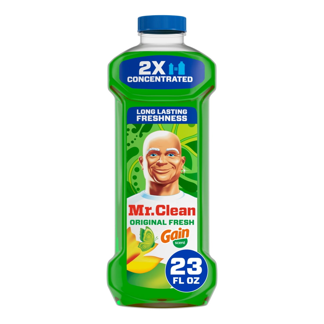 Mr. Clean 2X Concentrated All Purpose Floor Cleaner, Gain Original Scent (23 fl oz) h631v