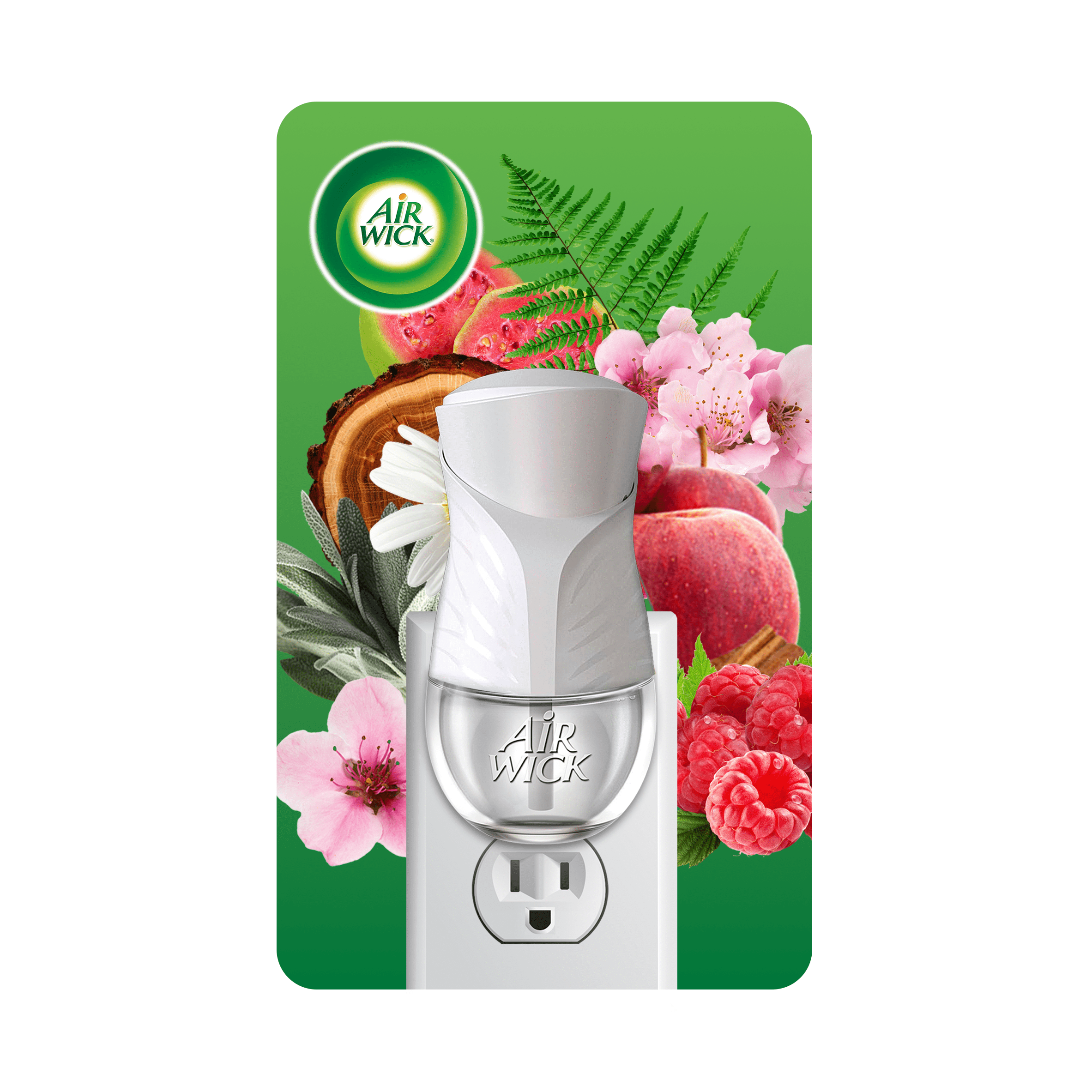 Air Wick Plug-In Air Freshener Scented Oil Warmer Device (White, 5 Pack) p9ogt