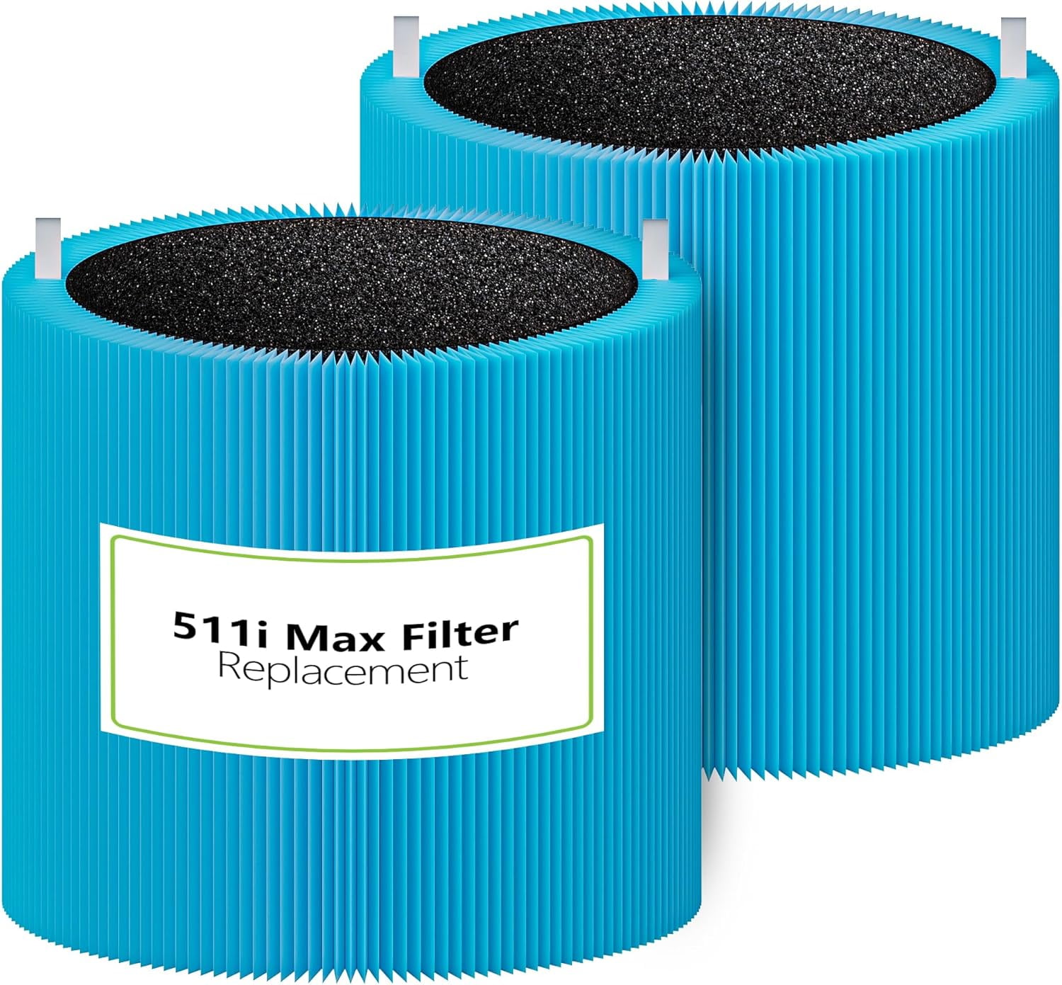 wuwuclear AllergenBlock Air Purifier Replacement Filter for Blue Pure 511i Max (Blue, 2 Pack) 2rx7l