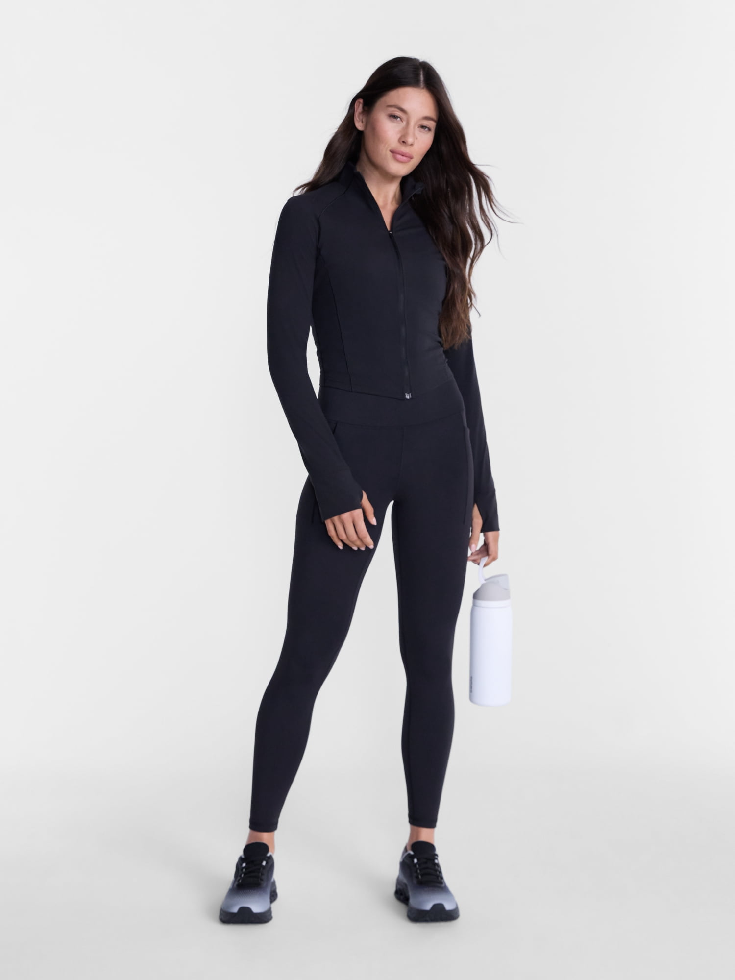 Avia SoftSculpt High Rise Leggings with Pockets (Black, 27 in Inseam) ctd12