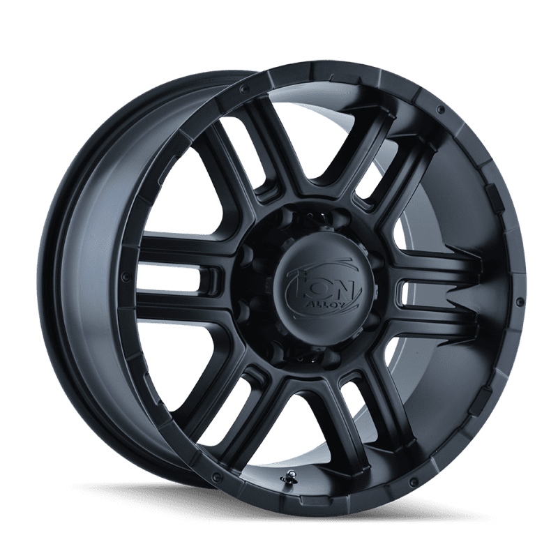 Ion Wheels 179 Series Matte Black Wheel (18x9 in, 8x6.5 bolt pattern, 12mm offset) 5zirs