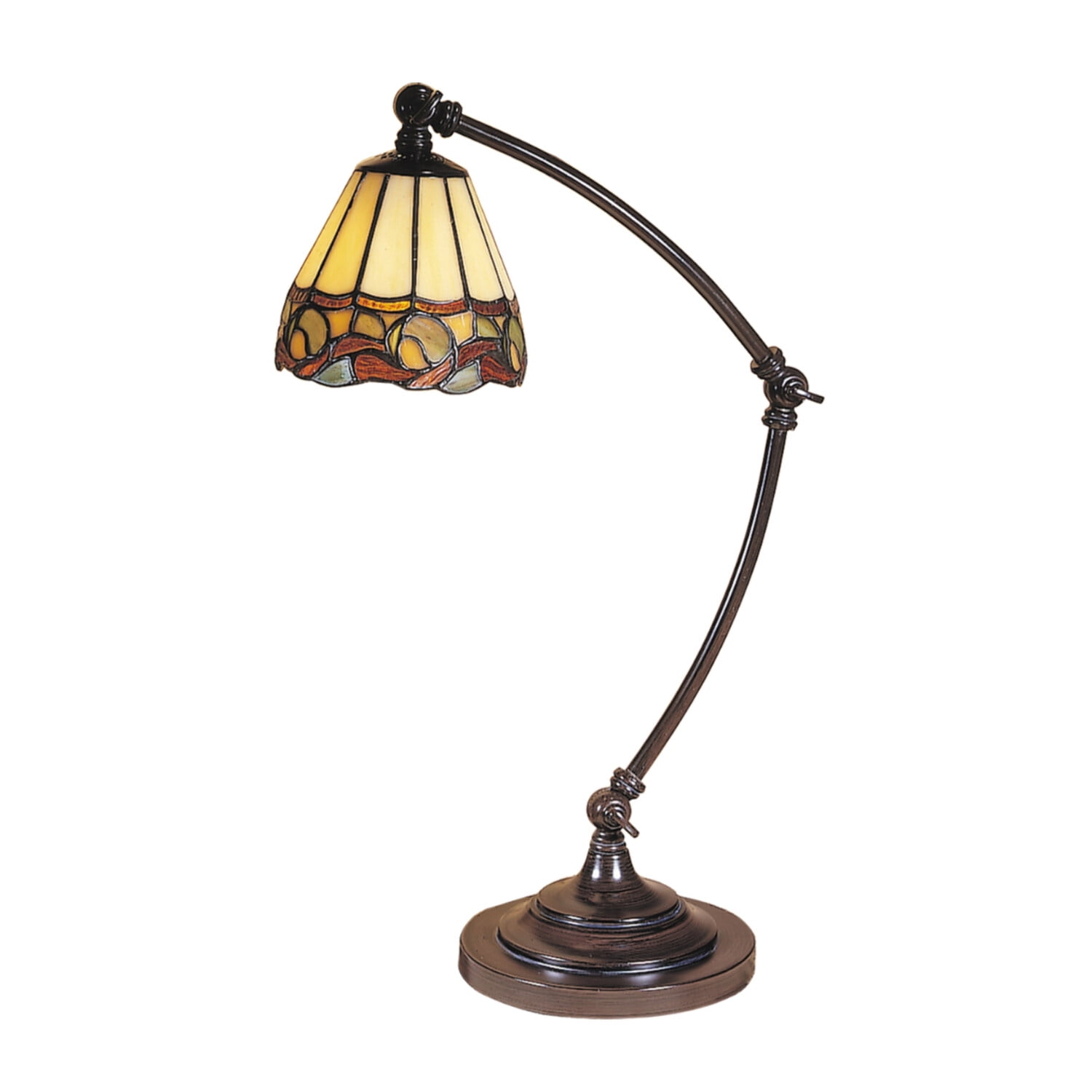 Dale Tiffany Ainsley Desk Lamp Traditional Metal Task Lighting (Mica Bronze, 18 in Height) 4wgvz