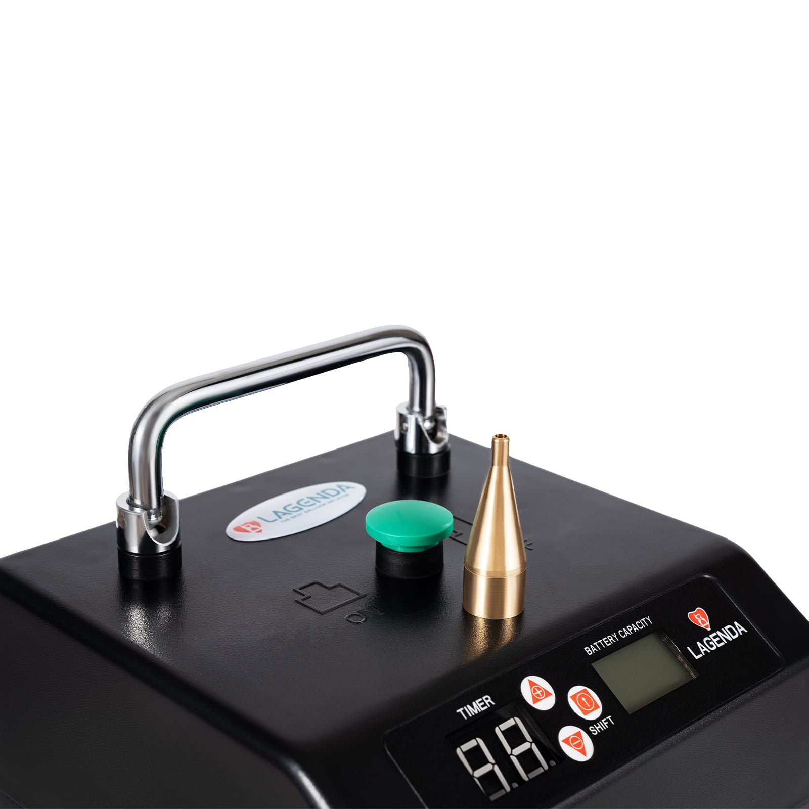 Lagenda Electric Balloon Pump Inflator (120W, Black, 6.3 x 5.9 x 5.1 in) oryf9