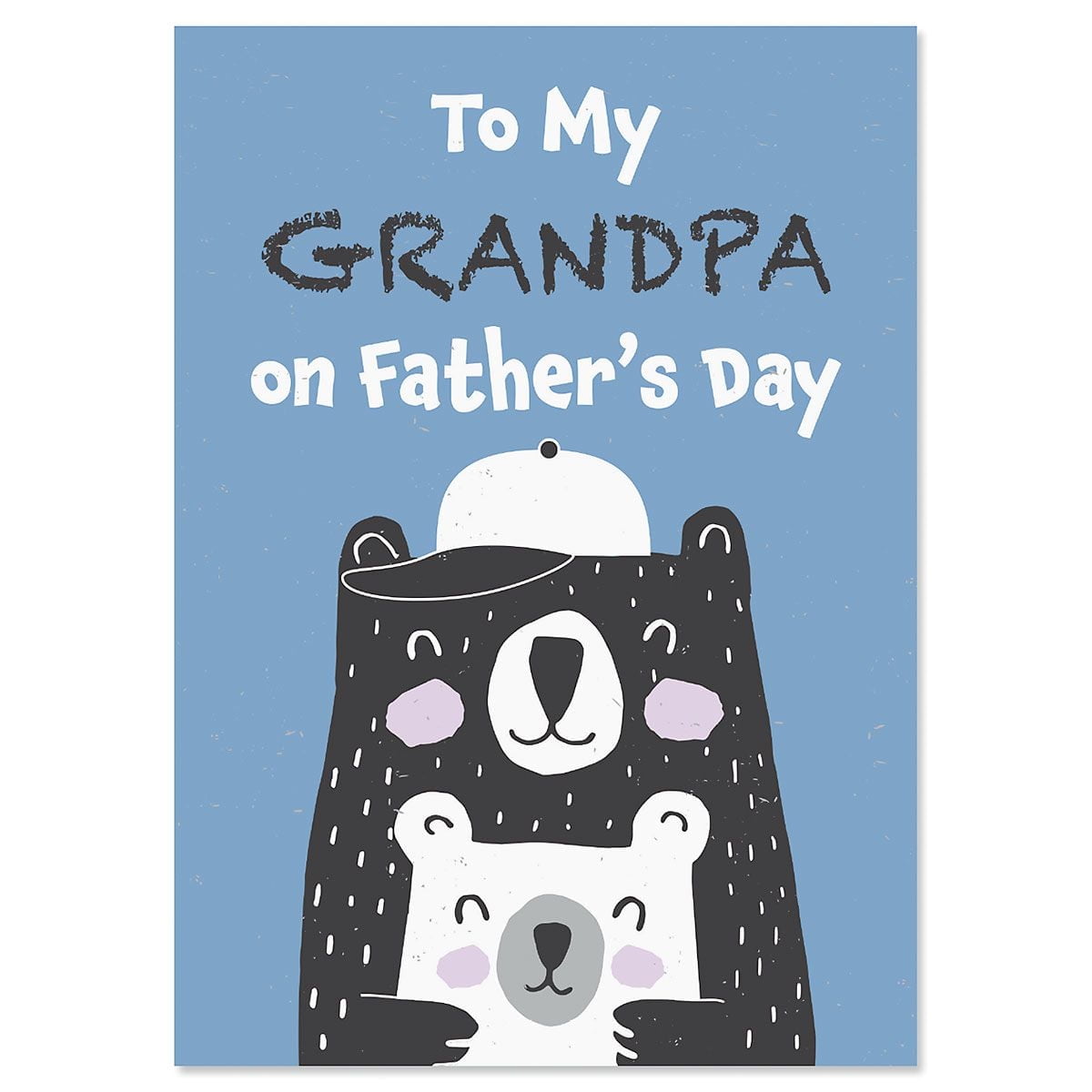 Current Father’s Day Greeting Card for Dad and Grandfather (White, 5 in x 7 in) d3jk3
