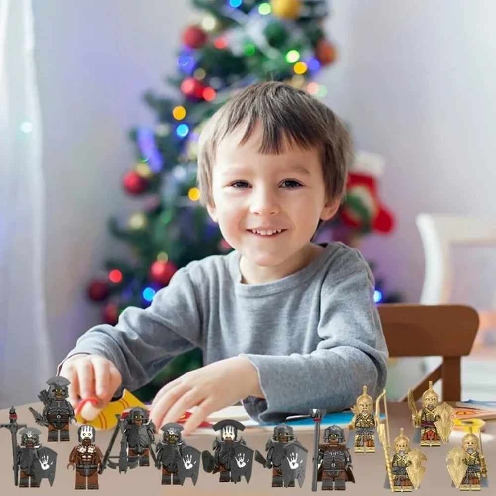 Generic Medieval Orc Legion Minifigure Set (14 Piece Building Block Toy Pack) i2xzh