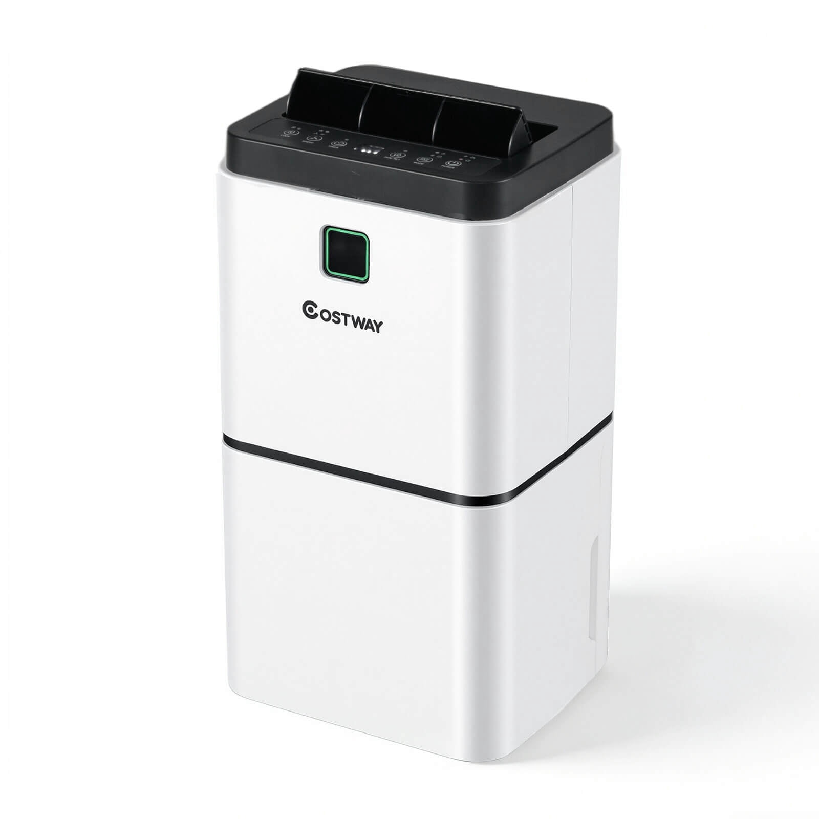 Costway 24 Pint Dehumidifier for Medium Rooms (White, 1500 sq ft) drjbl