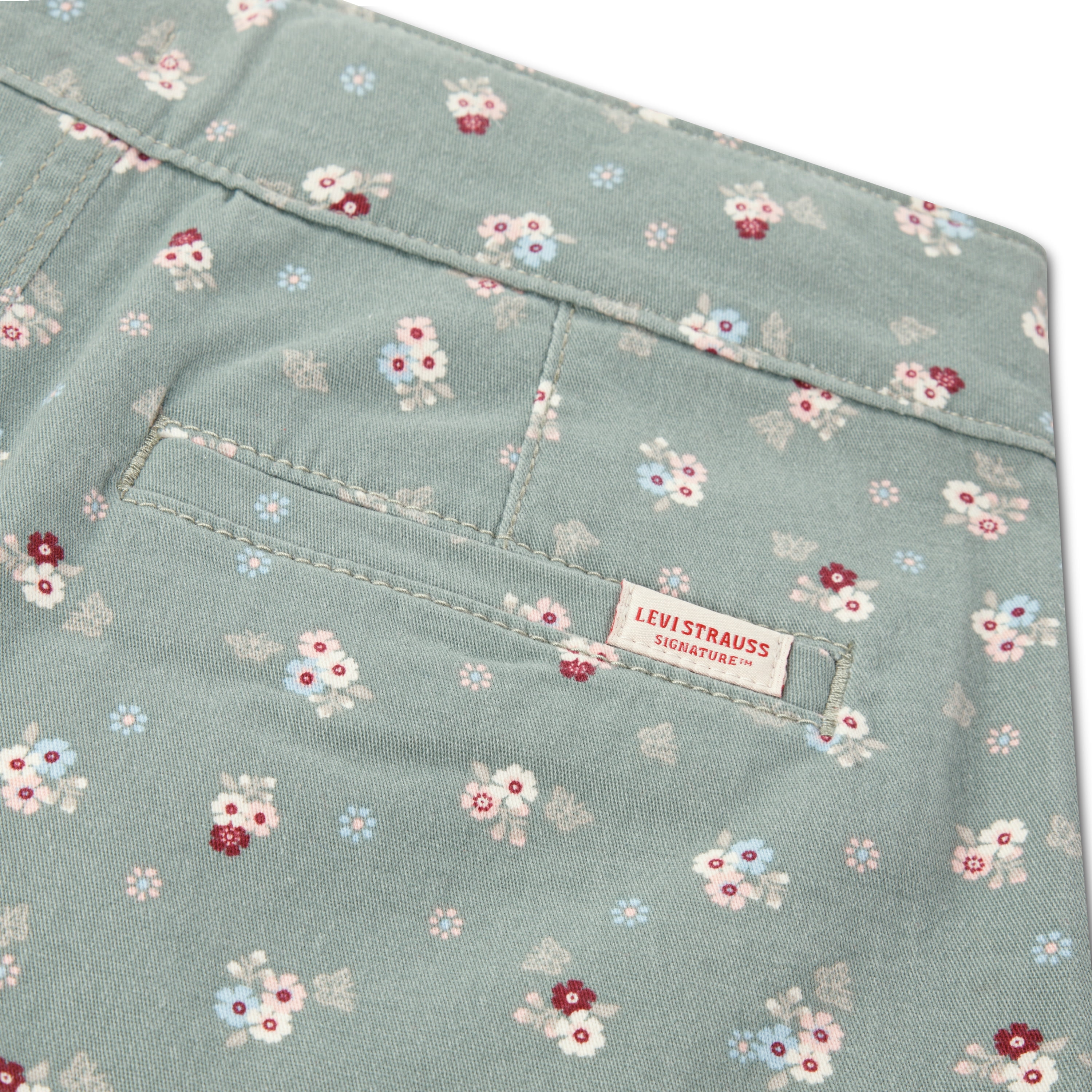 Levi Strauss Signature Girls A-Line Twill Shorts (Casual Everyday Fit, Size 5-18) 2qlhm