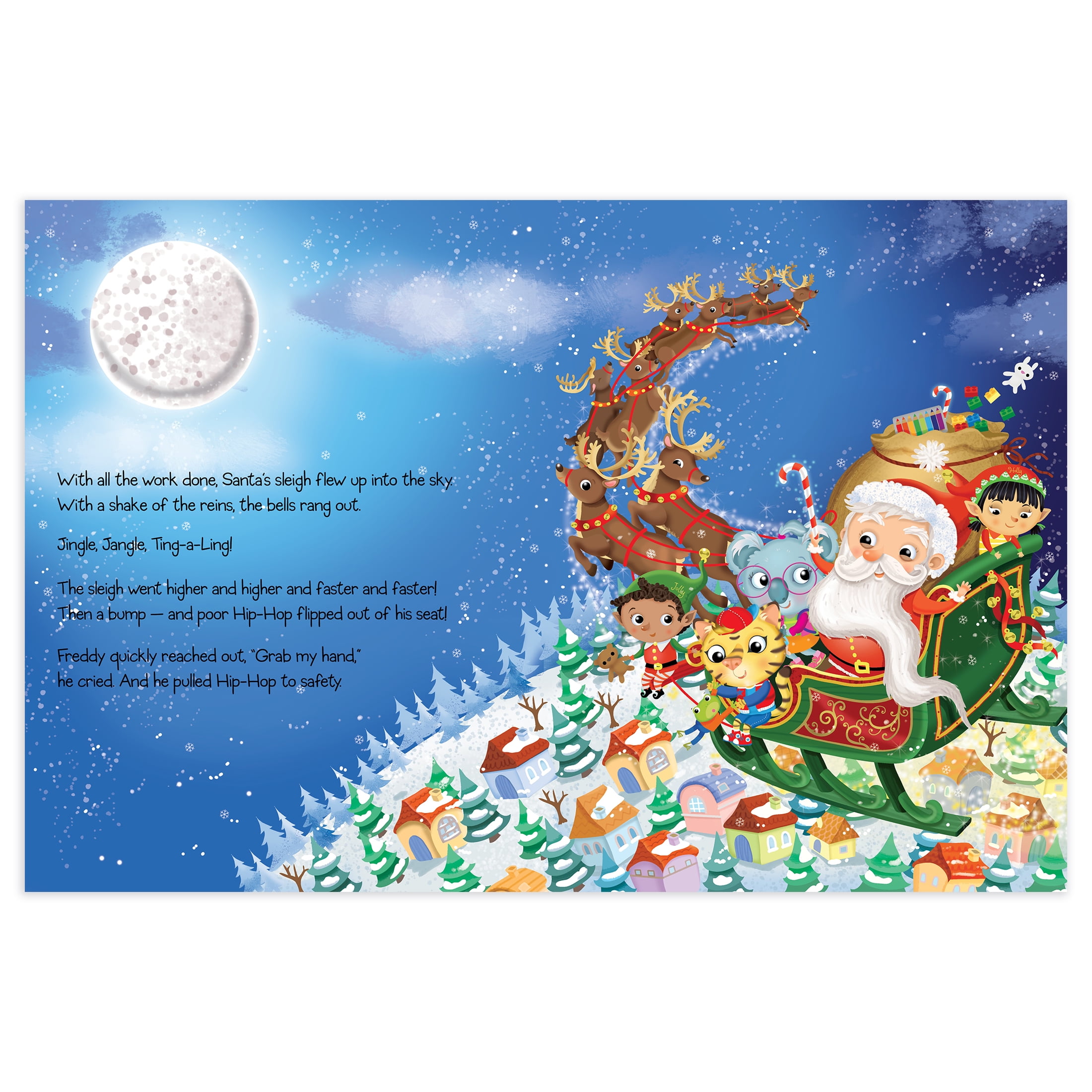 Seek & Find with Freddy and Ellie Santa's Workshop Activity Book Set (3 Count, 32 Pages Each) rnhka