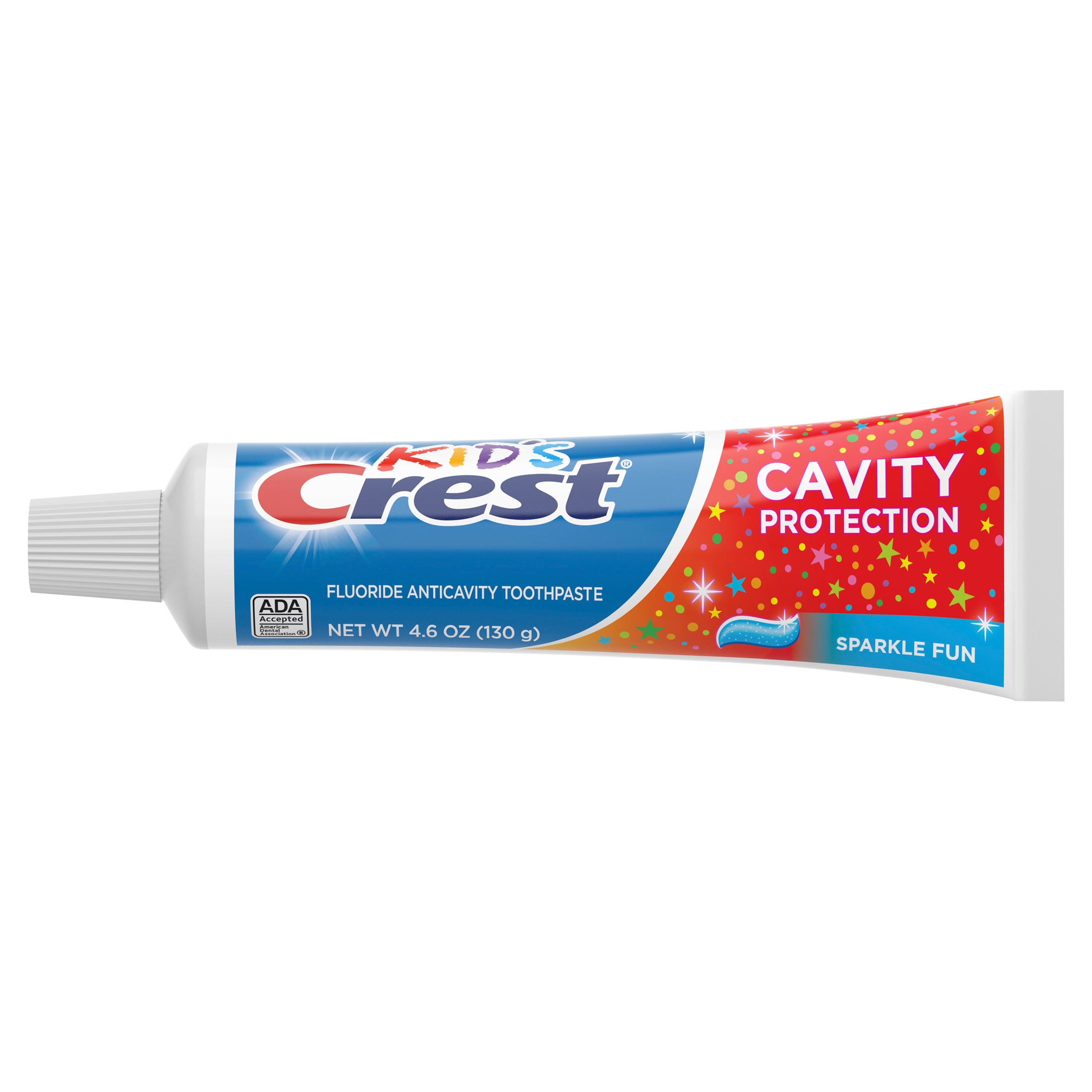 Crest Kids Cavity Protection Toothpaste, Sparkle Fun Flavor, Anticavity Fluoride Formula (4 Pack, 4.6 oz) ev6uw