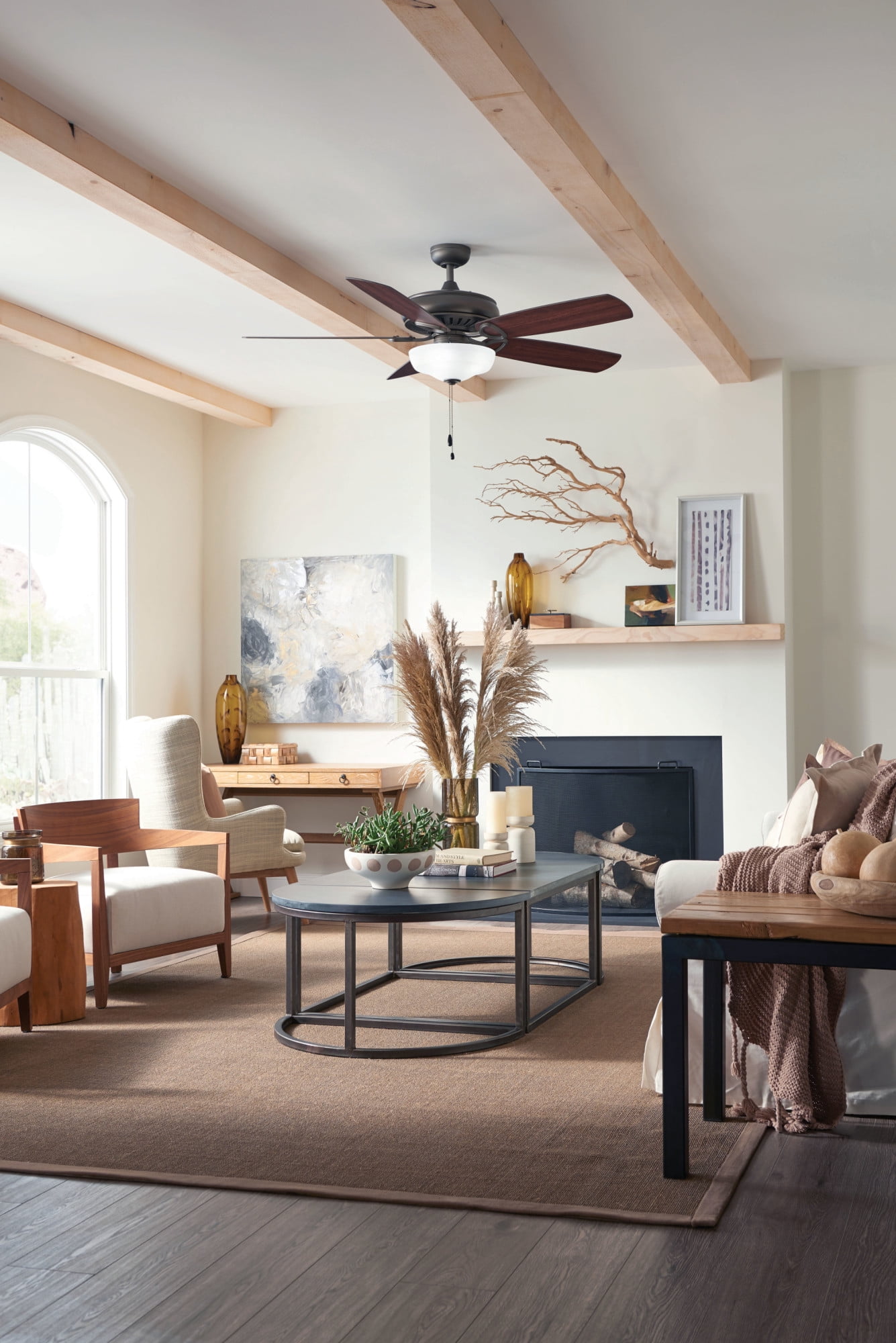 Hinkley Lighting Gladiator Illuminated Ceiling Fan (Metallic Matte Bronze, 60 in) 0i2kk
