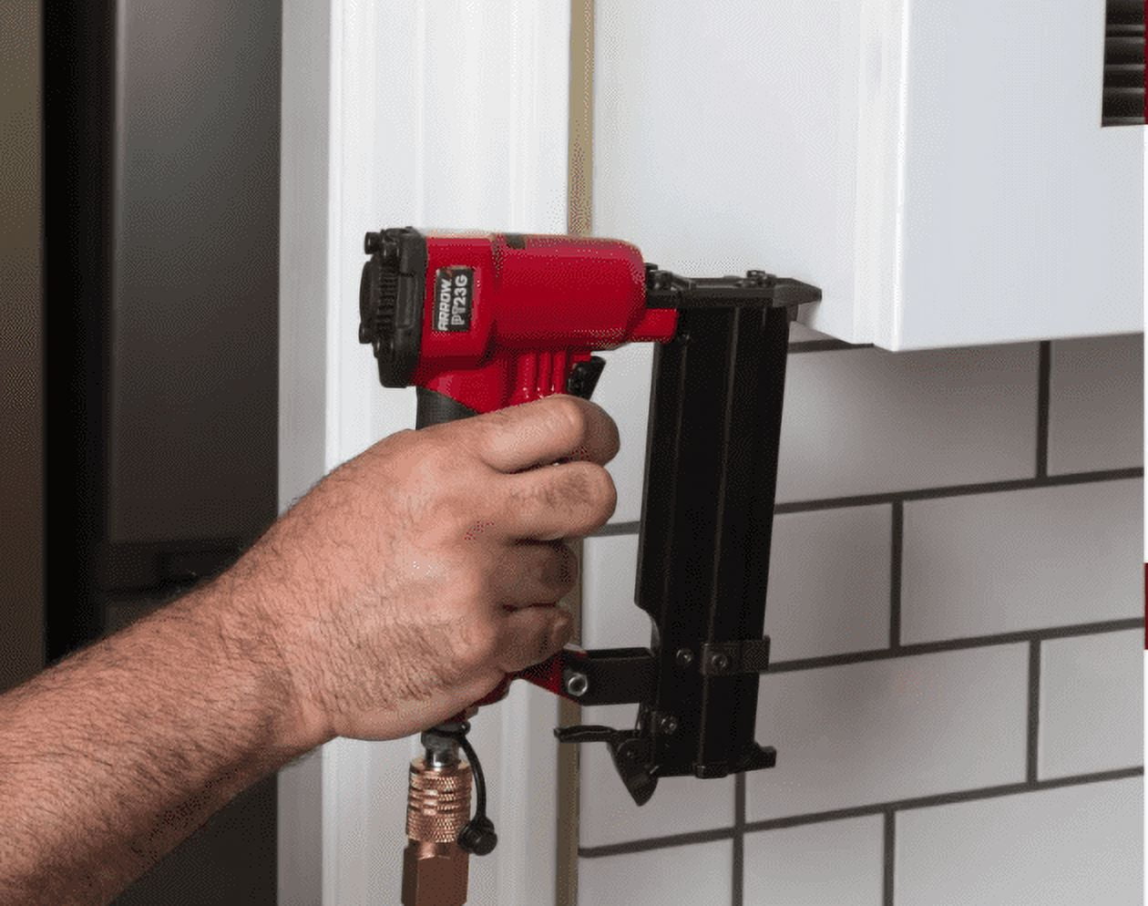 Arrow PT23G Pneumatic Pin Nailer (Red, 23 Gauge) 3mmvz