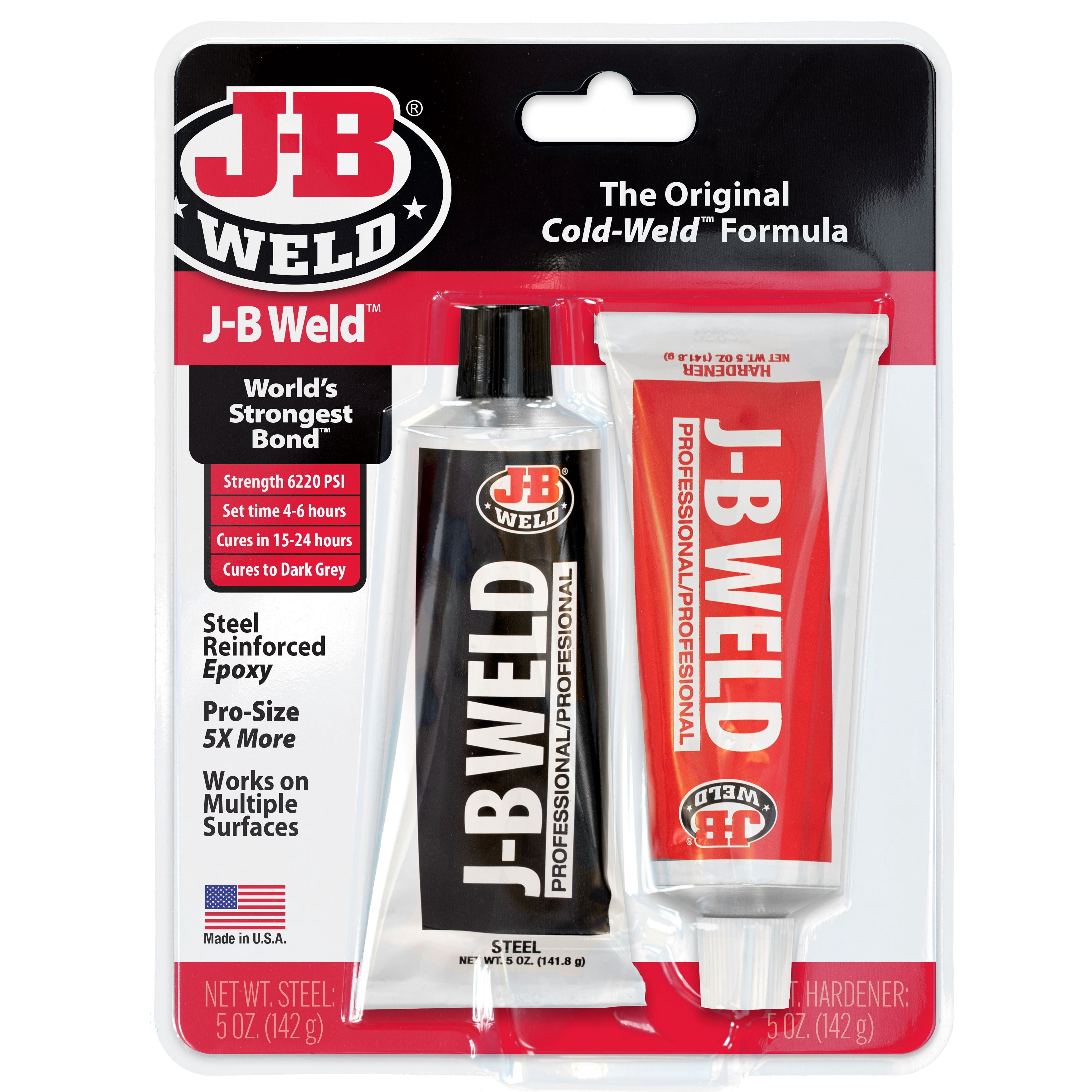 J-B Weld Steel Reinforced Epoxy Adhesive (Dark Grey, 10 oz) q6zax