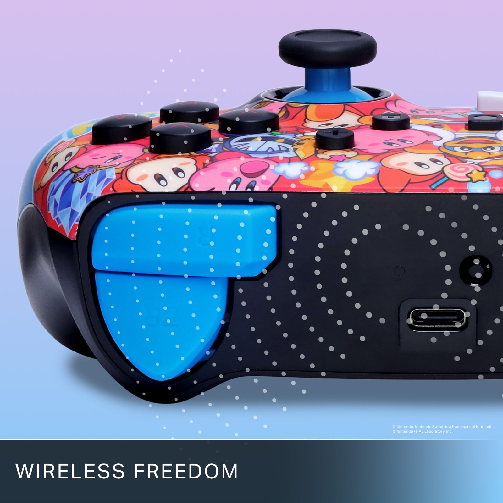 PowerA Enhanced Wireless Controller for Nintendo Switch (World of Kirby, 10 ft) qqkxh