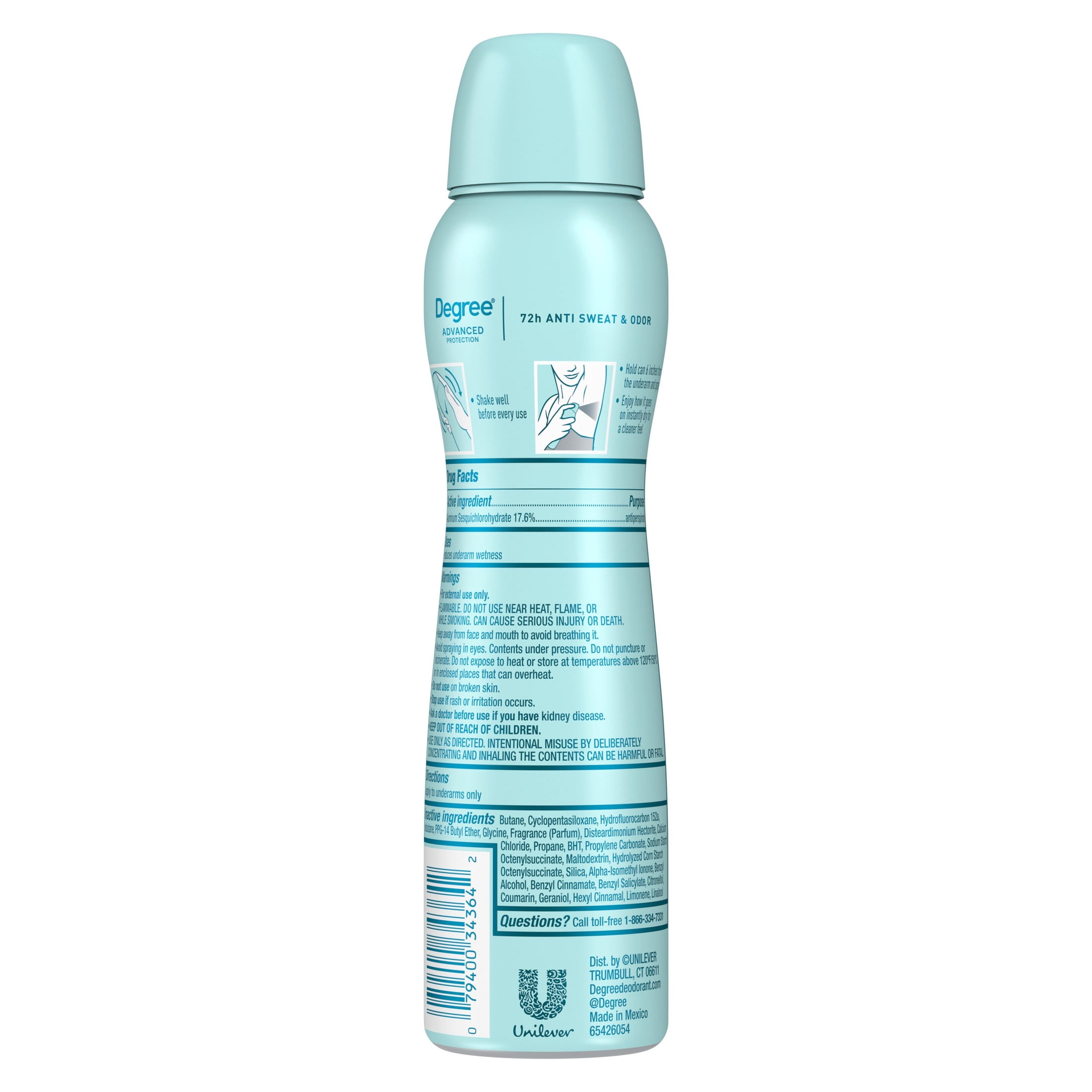 Degree Antiperspirant Deodorant Dry Spray, Sexy Intrigue, Motion-Activated Sweat and Odor Protection (3.8 oz) 20ti9
