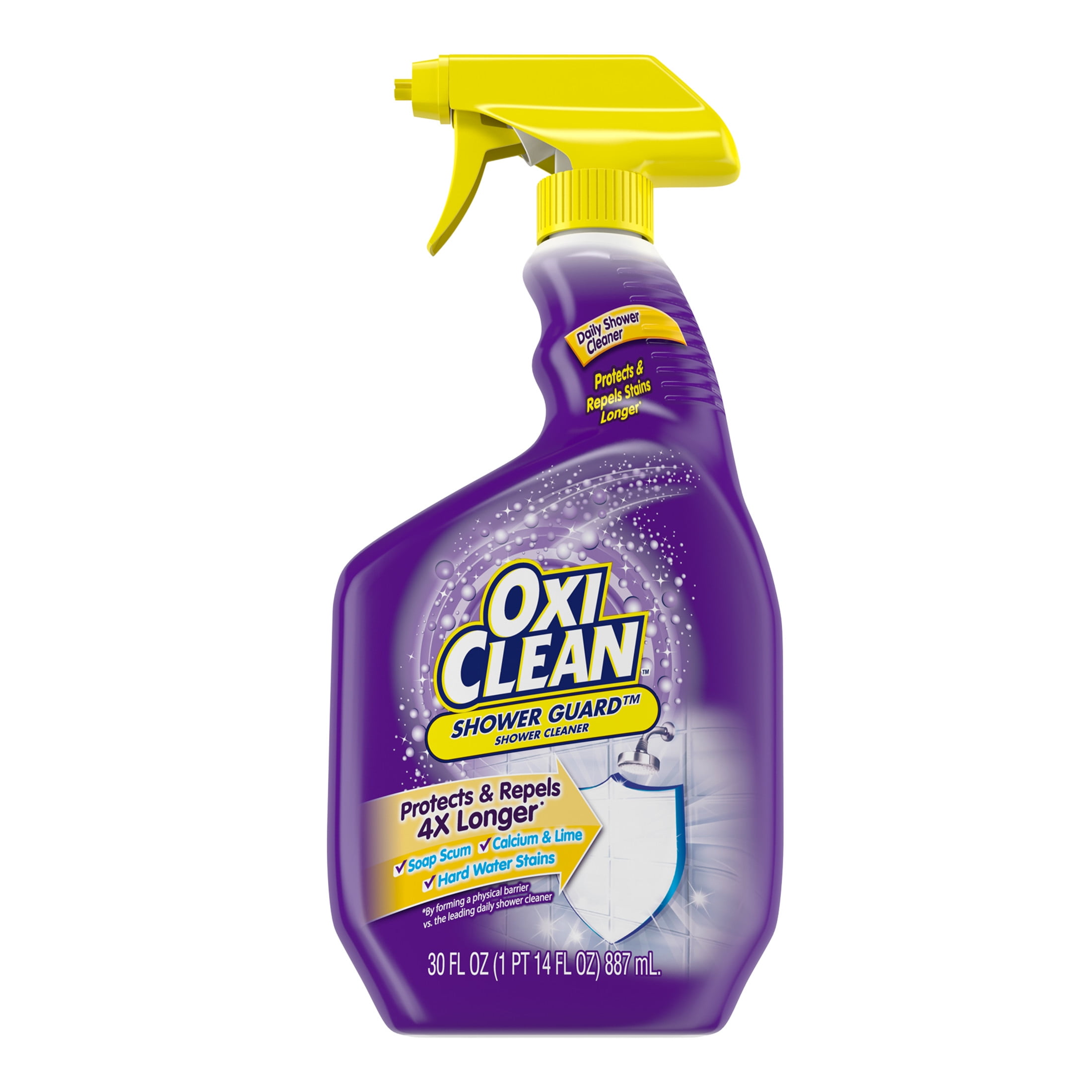 OxiClean Shower Guard Daily Shower Cleaner, Stain Repellent Barrier (30 oz) 7rsrq