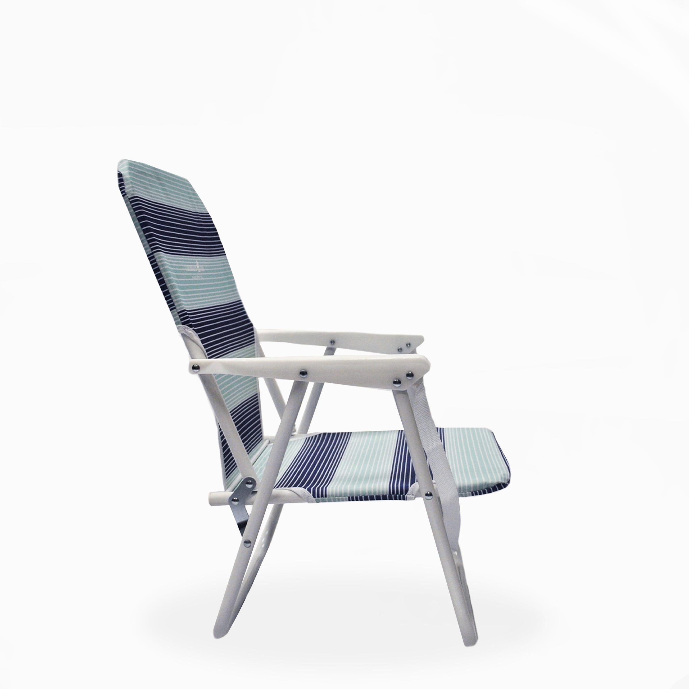 Caribbean Joe Folding Beach Chair, Lightweight Portable Outdoor Seat with Armrests (Blue, 200 lb Capacity) pwu7w