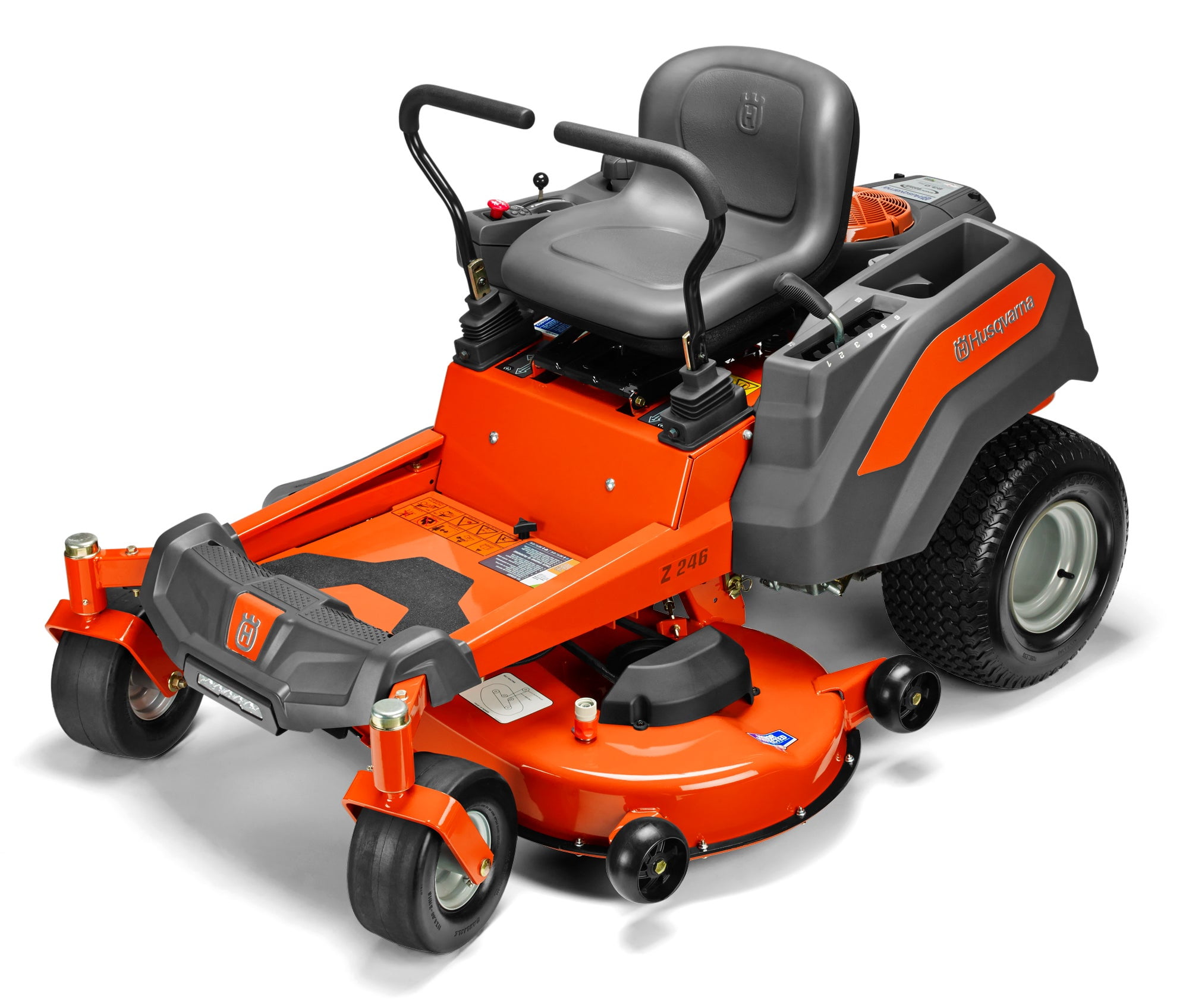 Husqvarna Z246 Zero Turn Lawn Mower with 21.5HP Kawasaki Engine (46-inch Deck) yj0bo