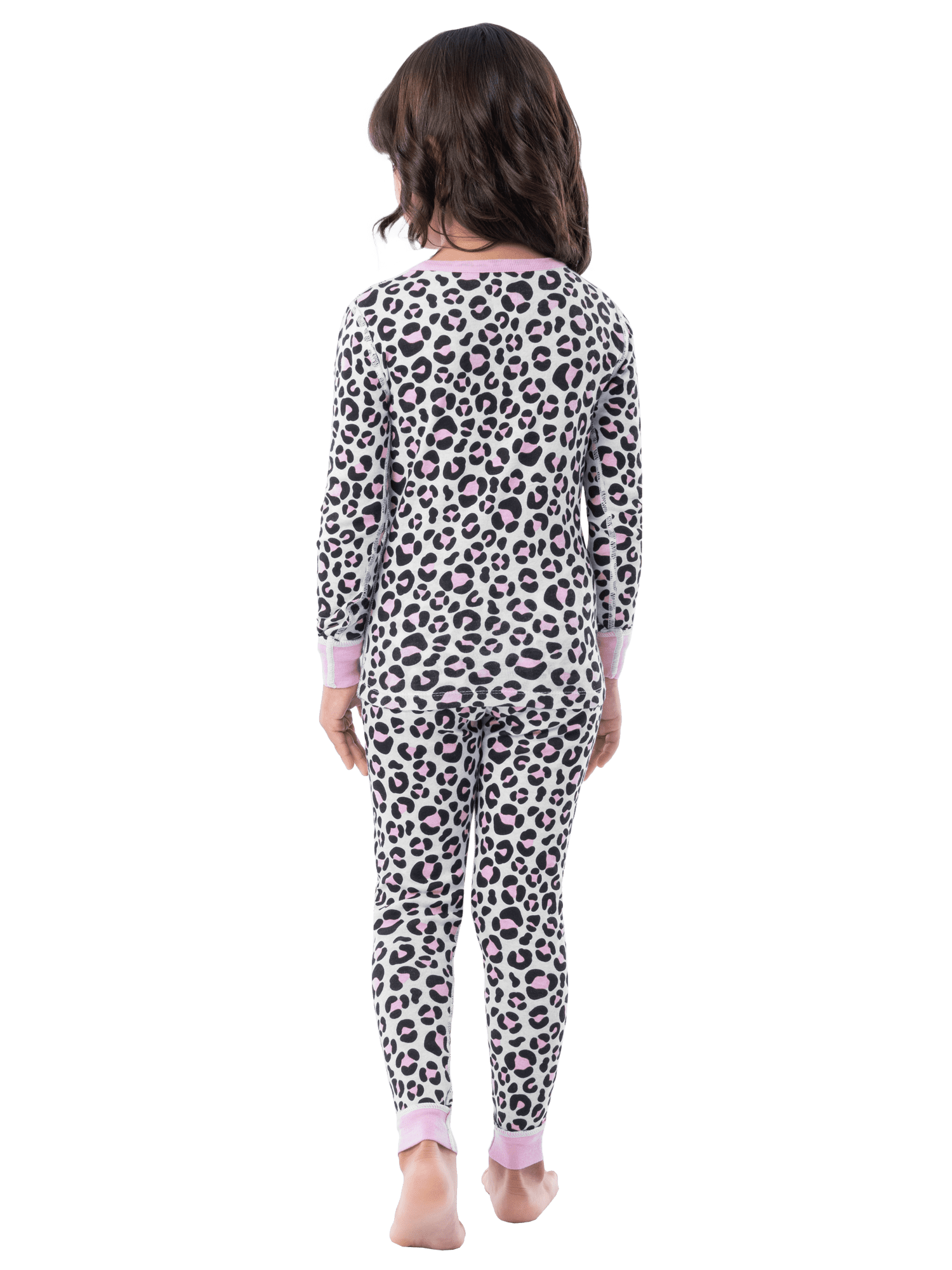 Fruit of the Loom Girls Snug Fit Cotton Pajama Set (4-Piece, Sizes 4-12) iptme