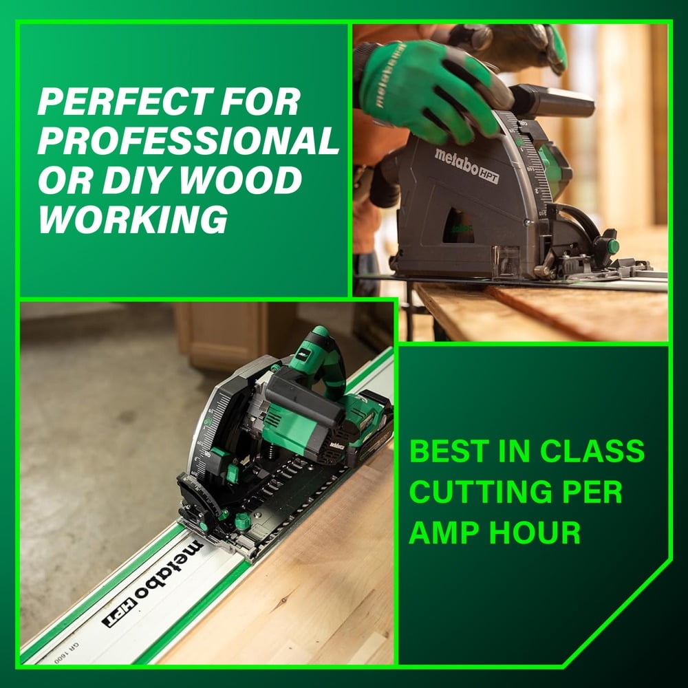 Metabo HPT C3606DPAM 36V MultiVolt Brushless Cordless Track Saw Kit (6-1/2 in, 4 Ah) j7546
