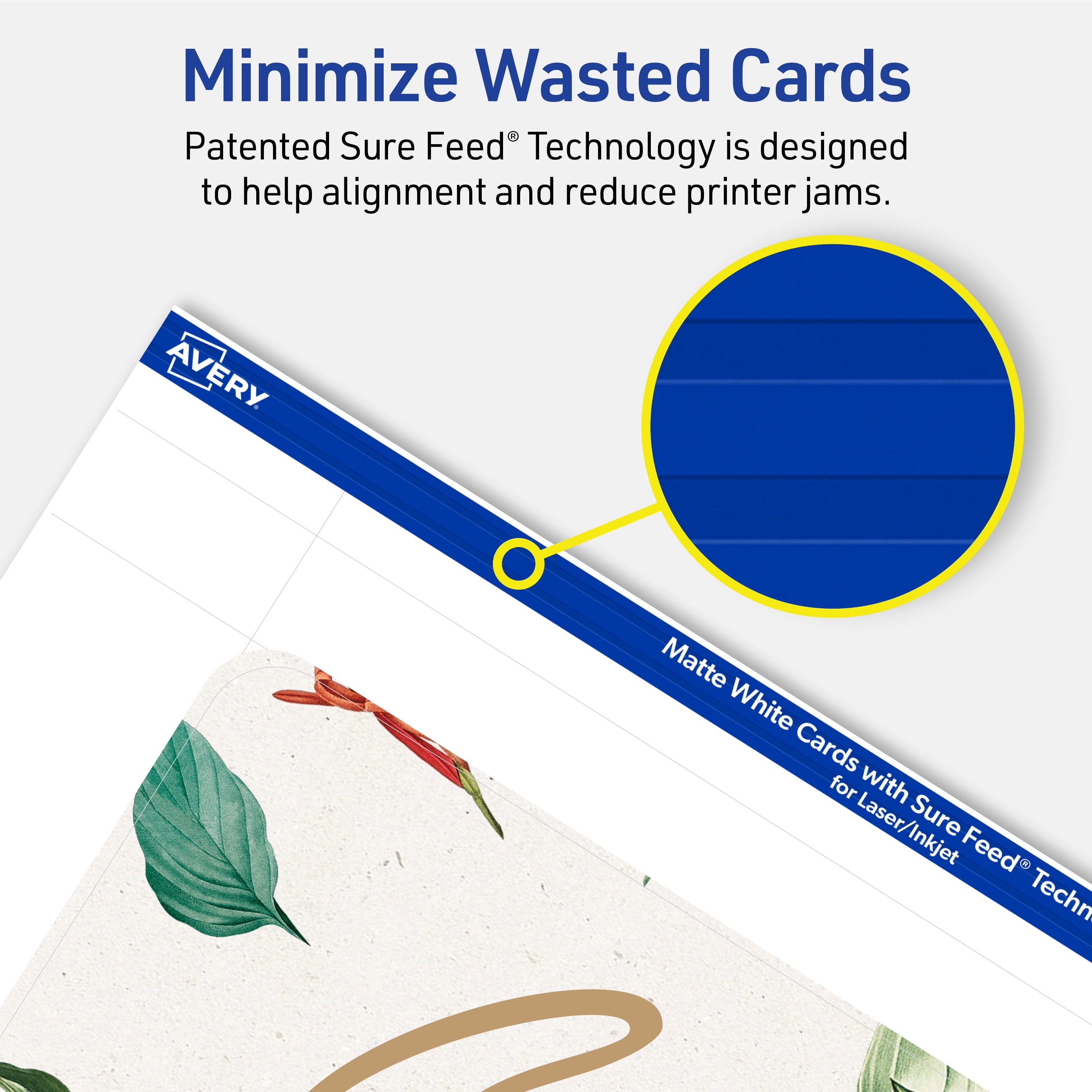 Avery Printable Cards with Rounded Corners (Matte White, 4 in x 6 in, 20 Count) qlv1c - Image 4