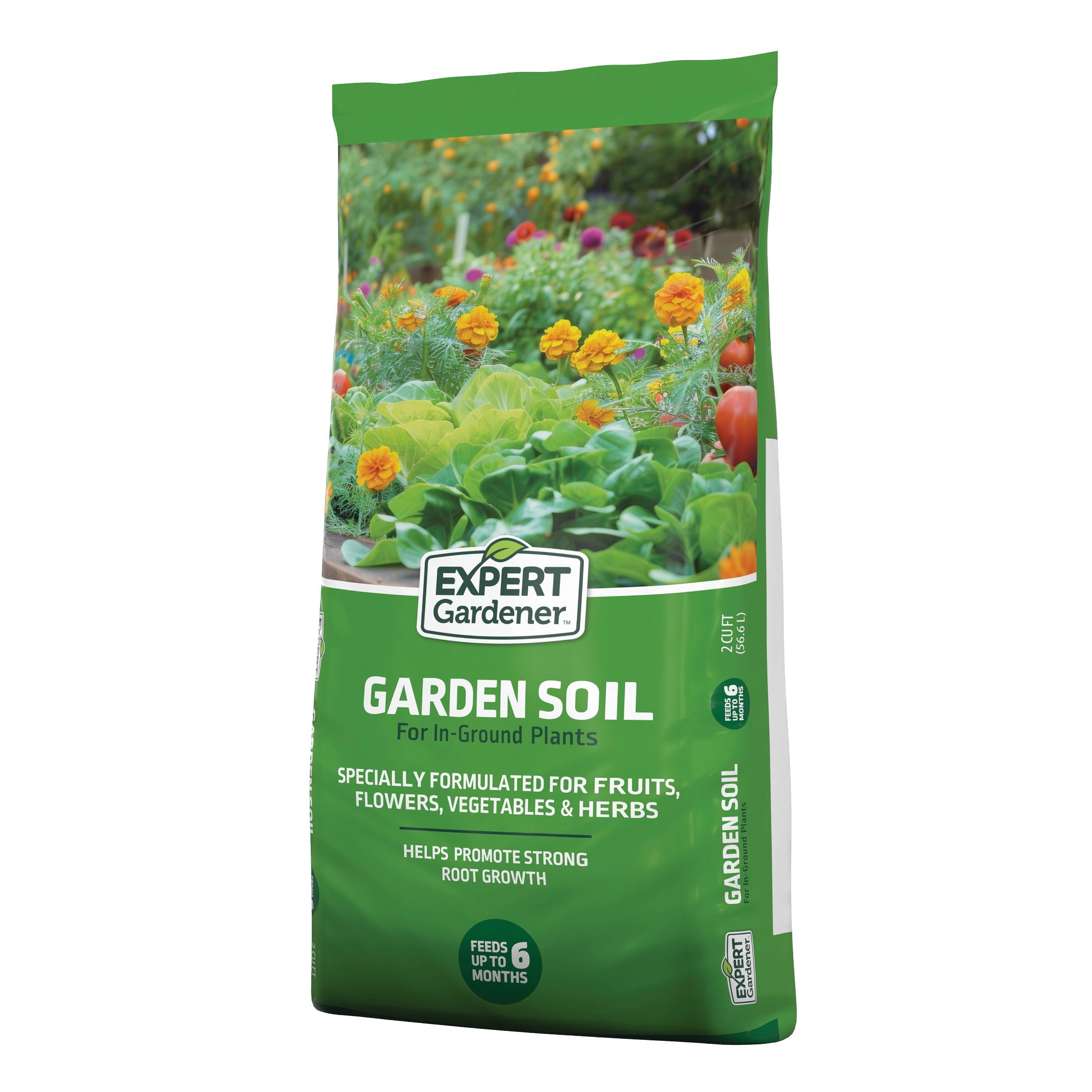 Expert Gardener Garden Soil for In-Ground Plants (Brown, 2 cu. ft.) p5p4d