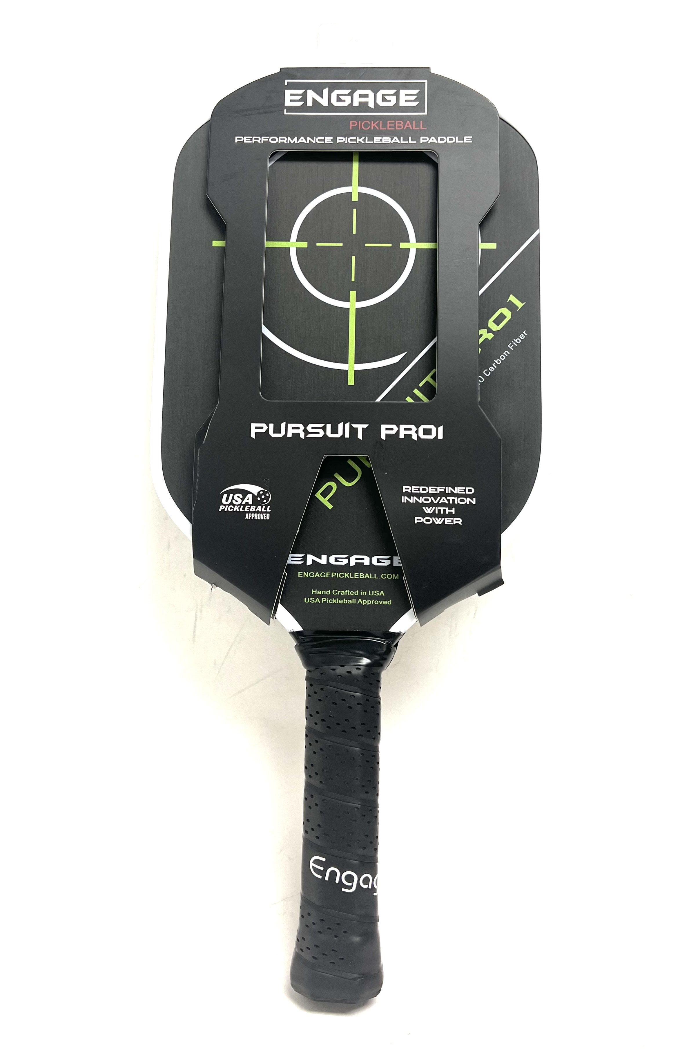 EngagePickleball Pursuit Pro1 Pickleball Paddle (Alpine Lime, 4 in Grip) hi8c9
