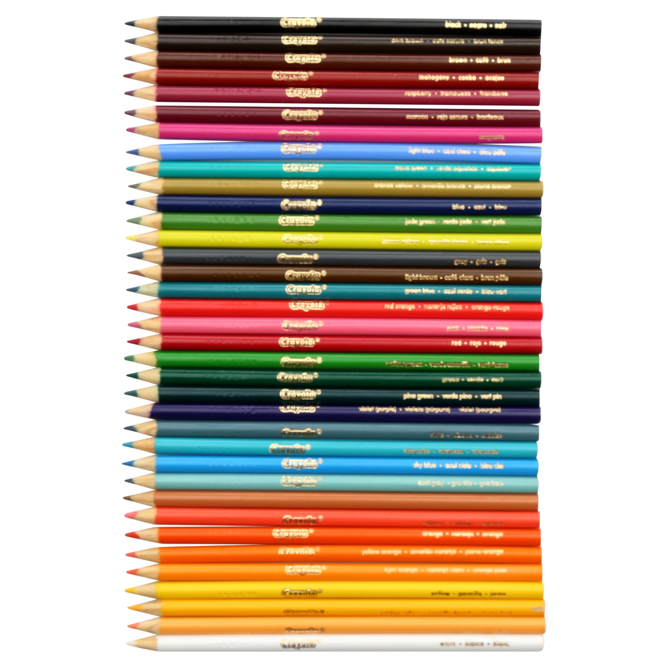 Crayola Colored Pencil Set, Vibrant Pre-sharpened Drawing Pencils for Art Projects (Assorted Colors, 36 Ct) 6mbcv