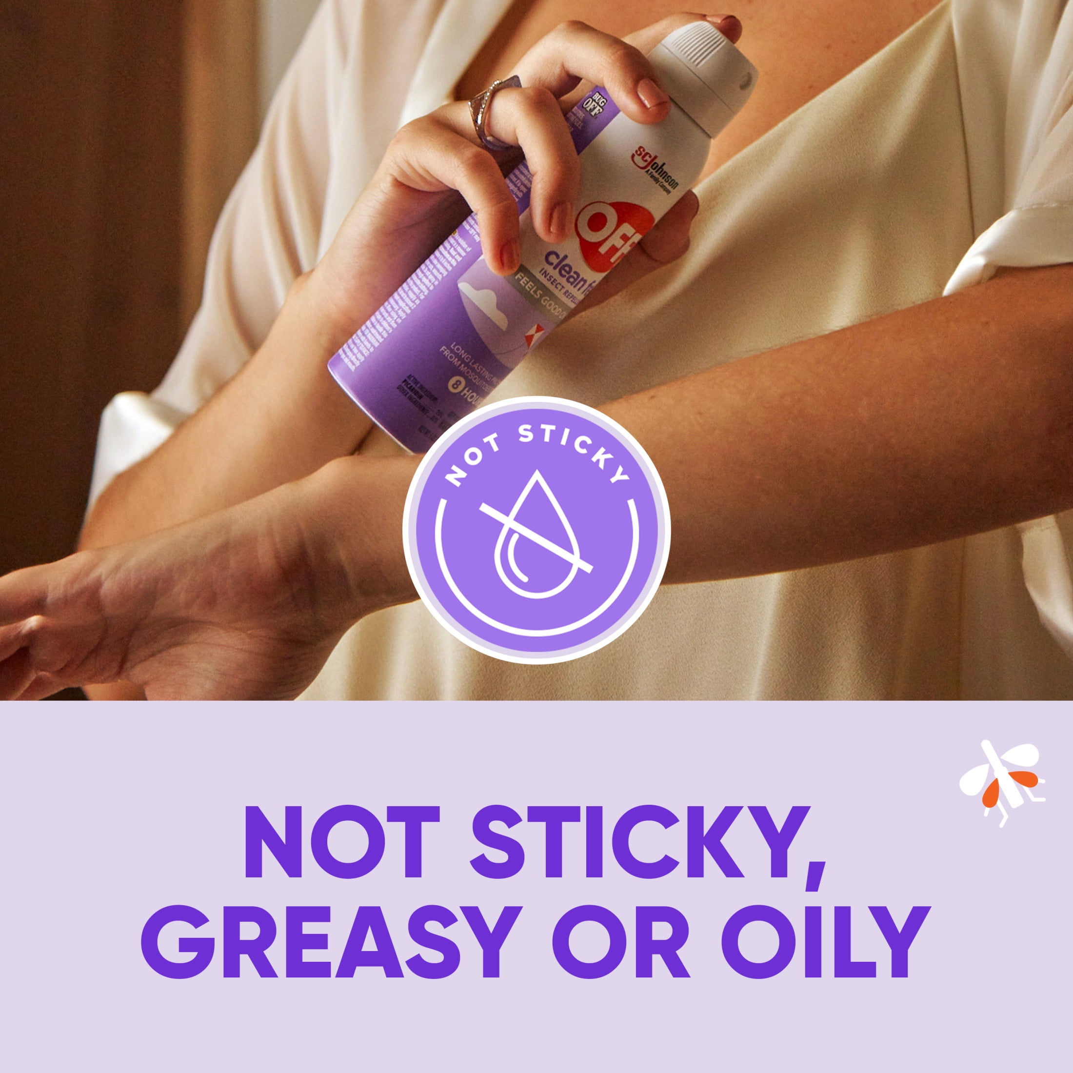 OFF! Clean Feel Picaridin Insect Repellent Spray, Non-Greasy Mosquito and Tick Protection (5 oz) a5wy8
