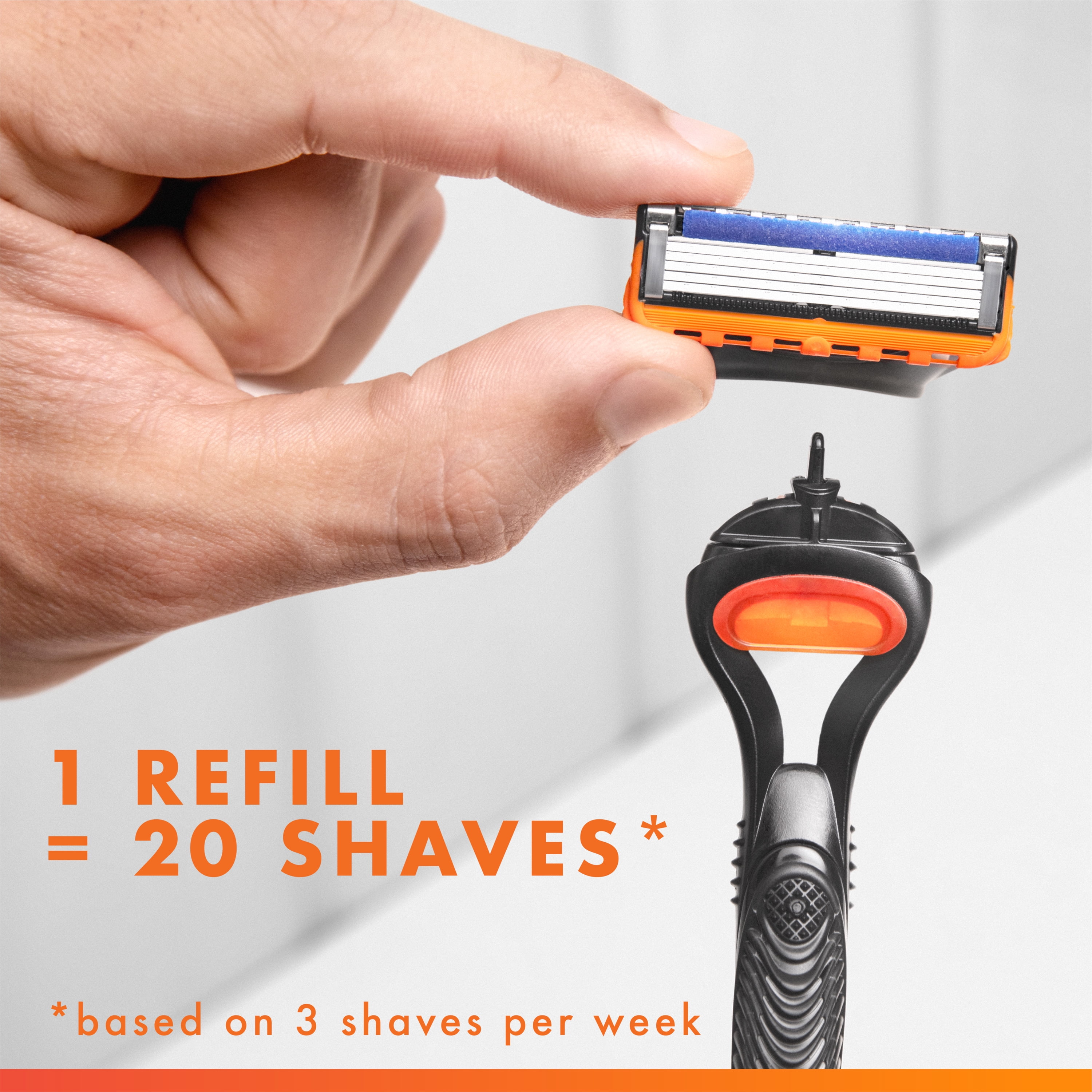 Gillette Fusion5 Men's Manual Razor Blade Refills (12 Count) jwika