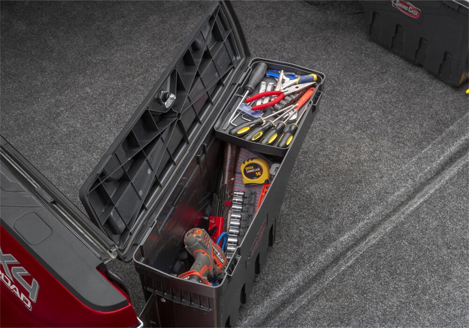 UnderCover SwingCase Truck Bed Storage Box for Ford Ranger (Driver Side, 75 lb Capacity) dvcf2