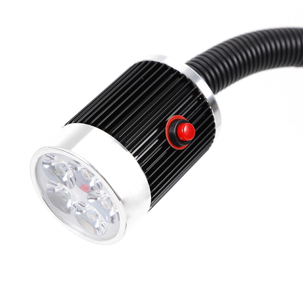 Generic LED Flexible Gooseneck Work Light with Magnetic Base (Black, 12 in) ssmbk