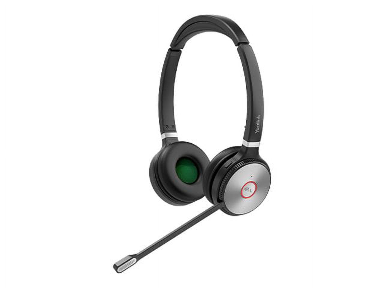 Yealink WH66 Dual DECT Wireless Headset with Touch Screen Base (Black, 1 Unit) 8cp91